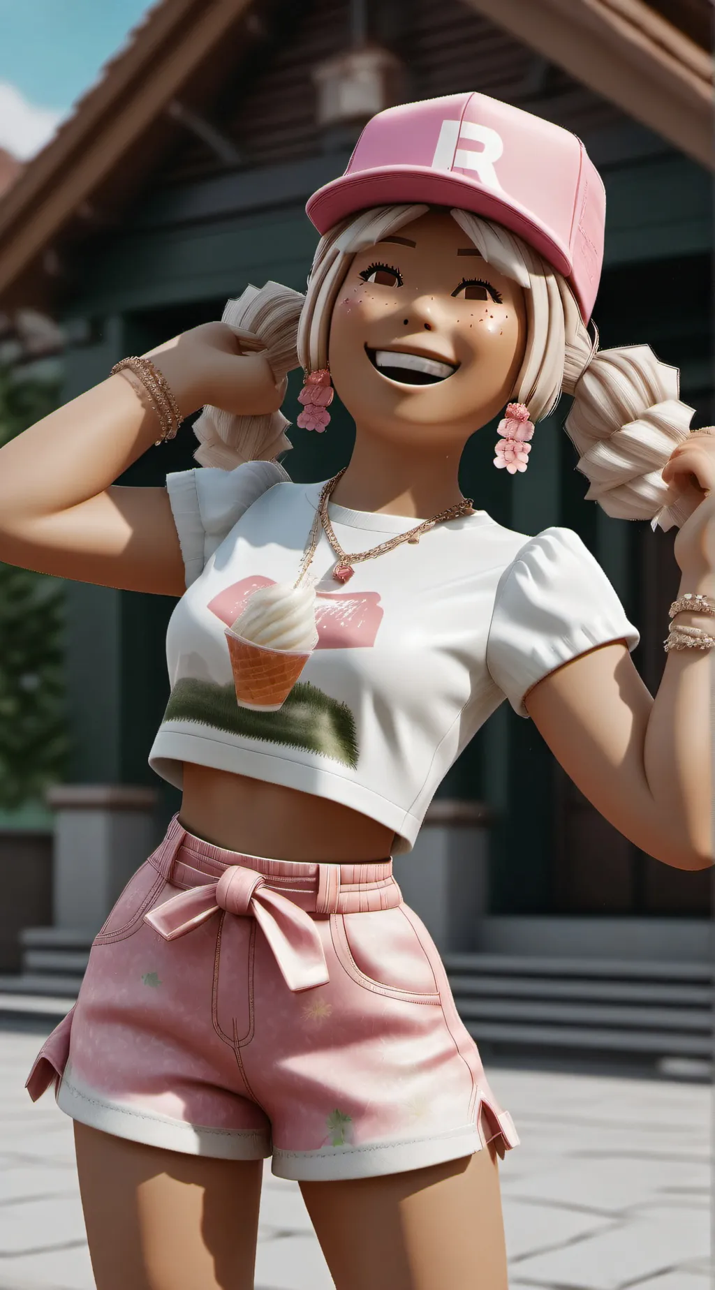 ai character: izzy  background