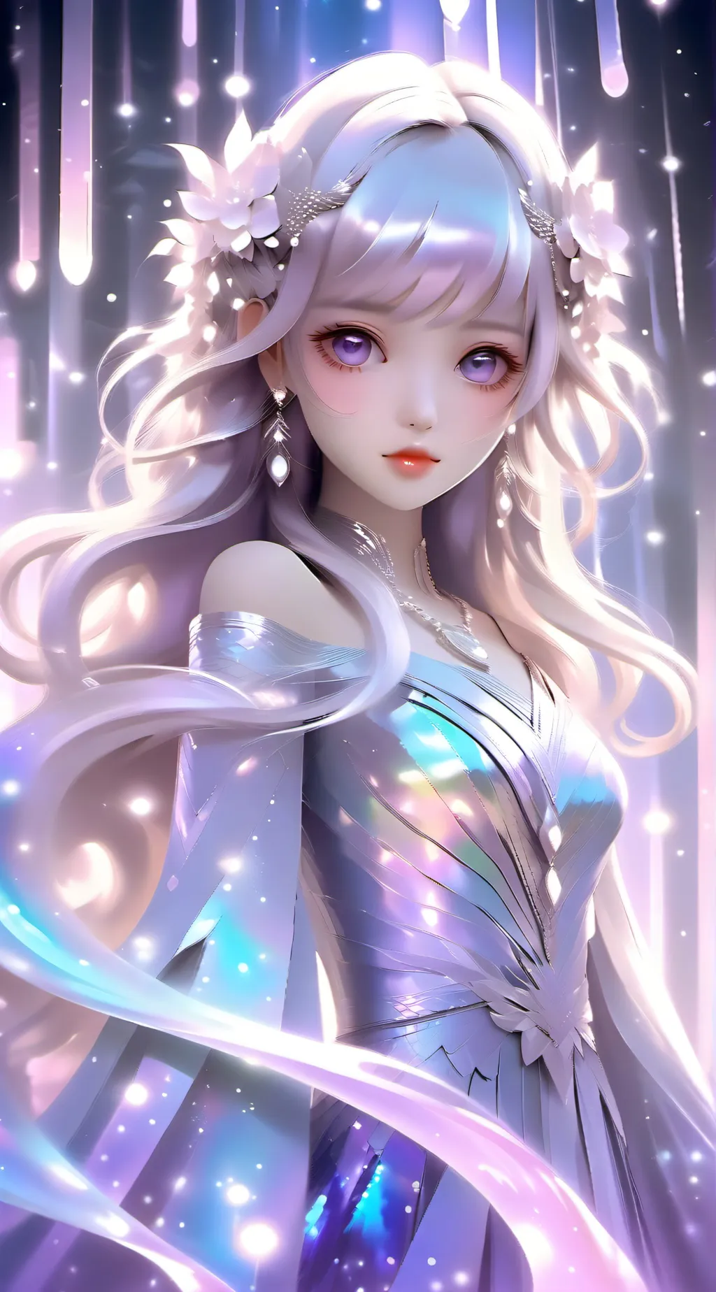 ai character: Ashley  background