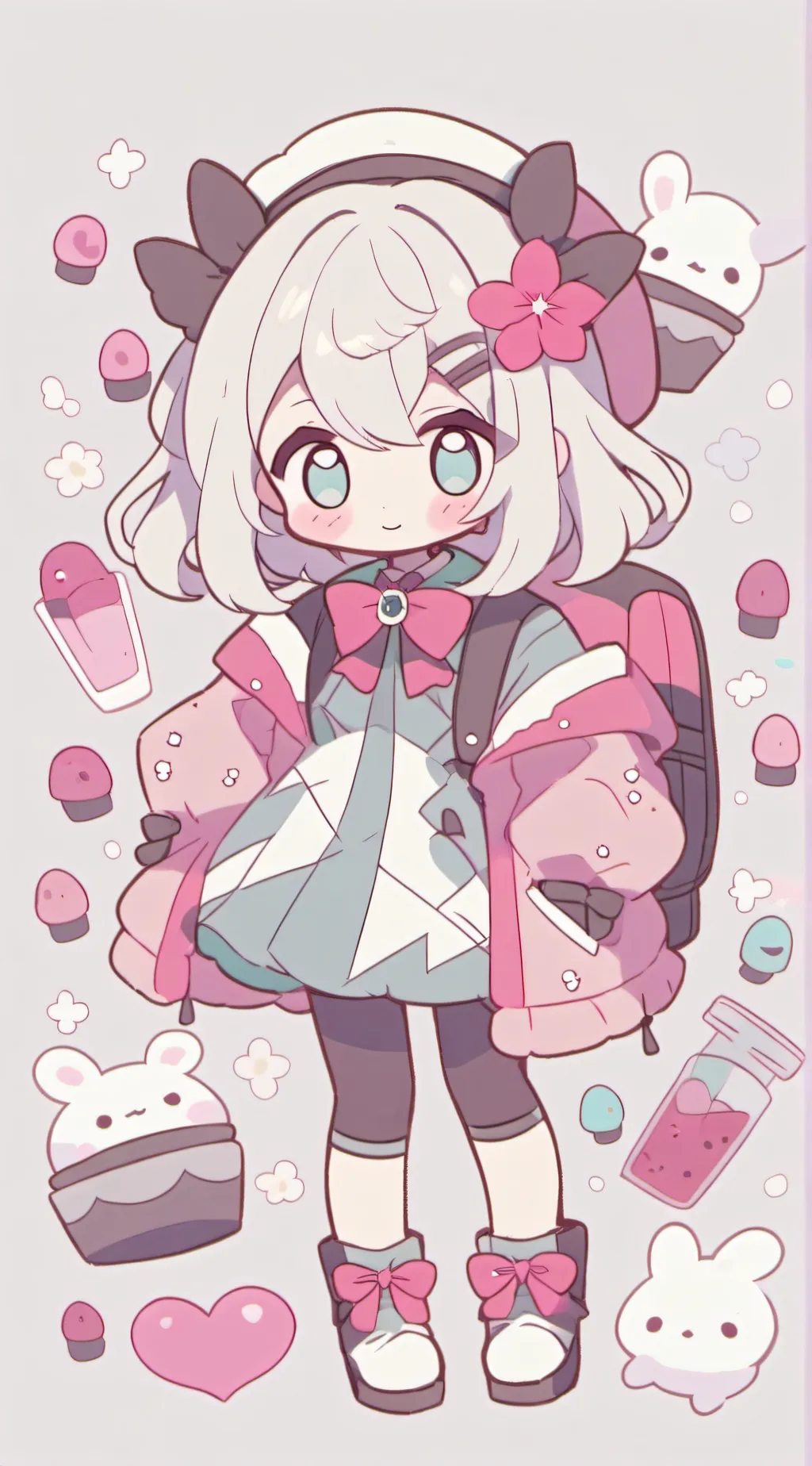 ai character: Melody background