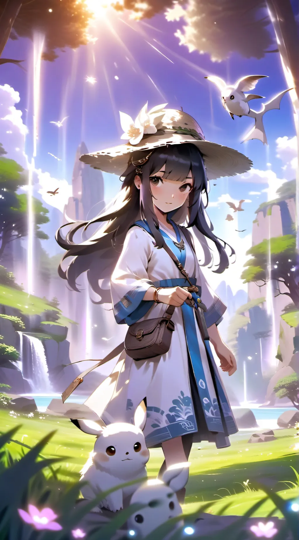 ai character: Meowstic background