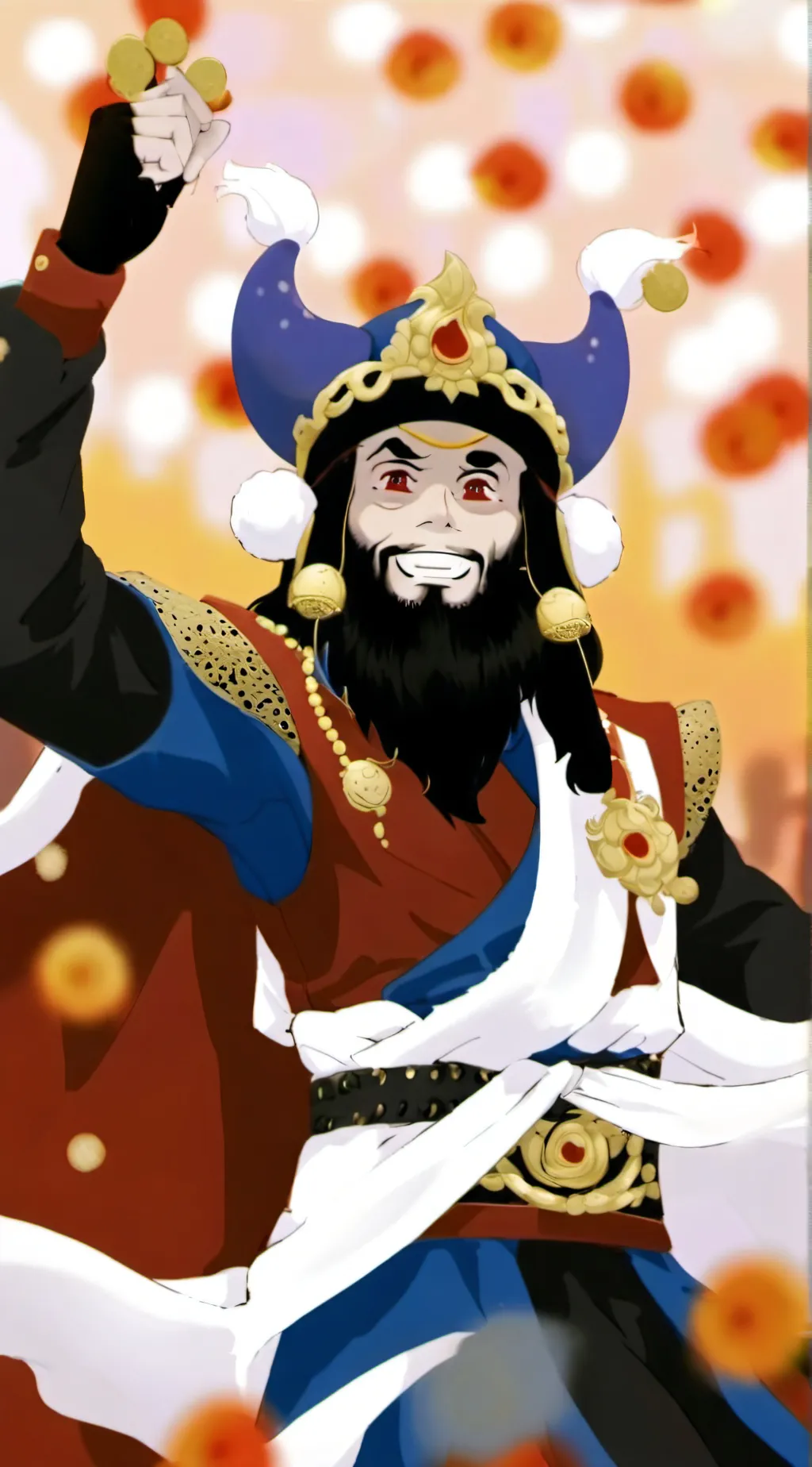 ai character: caca background