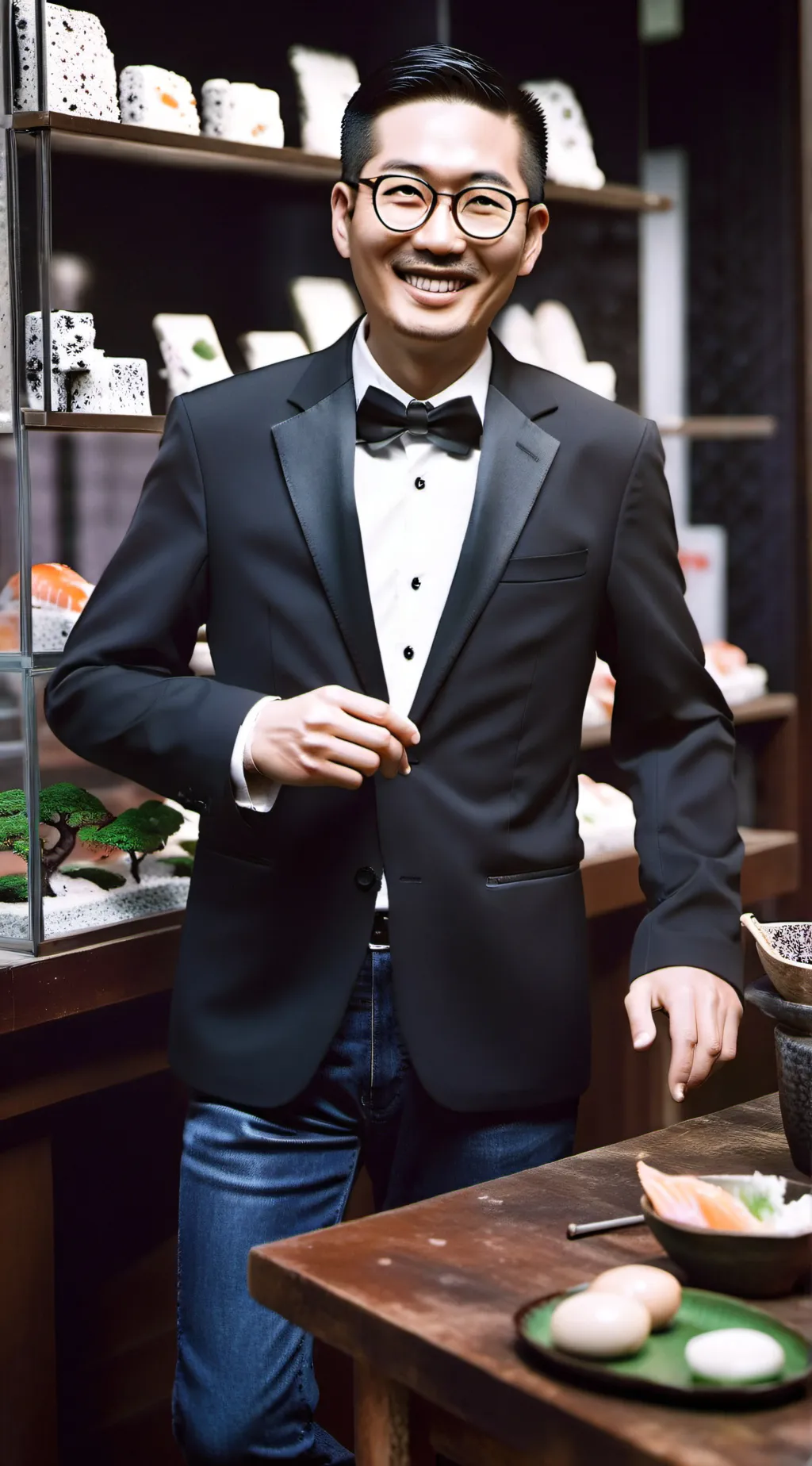 ai character: Mr. Yoshi Nakamura background