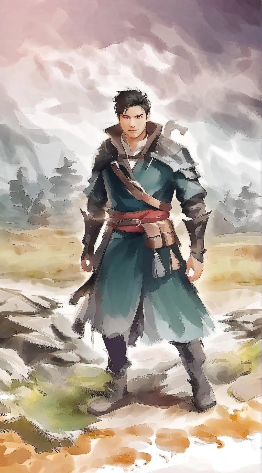 ai character: arun background