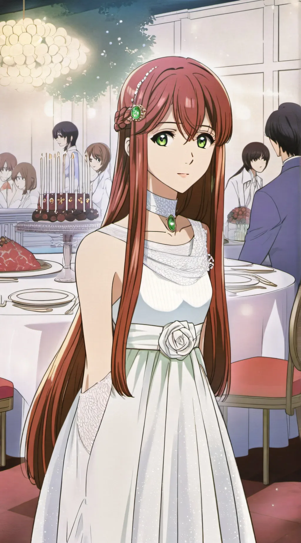 ai character: Aurora background