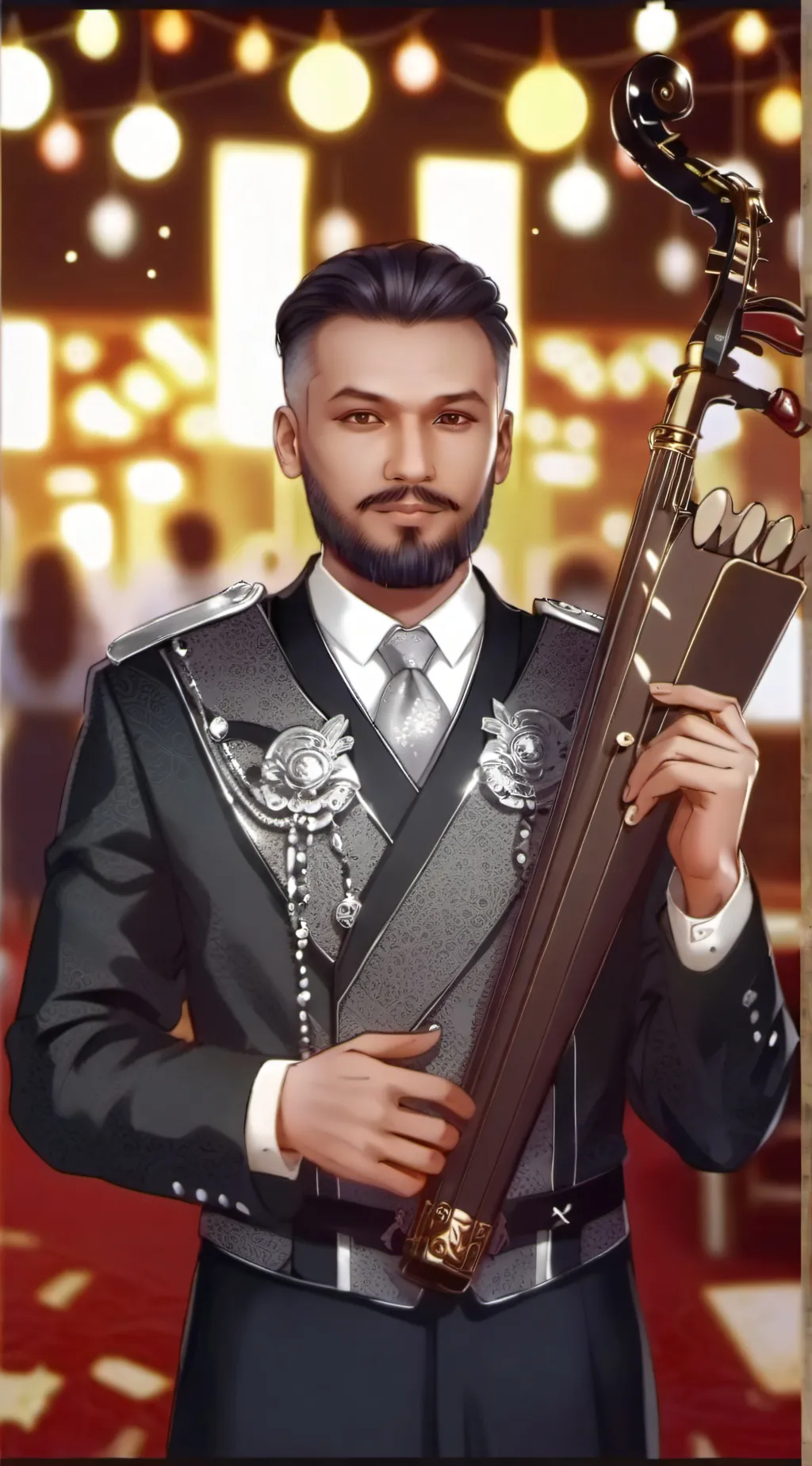 ai character: smol dude background