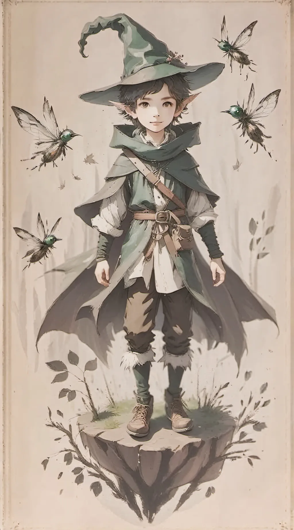 ai character: Link background