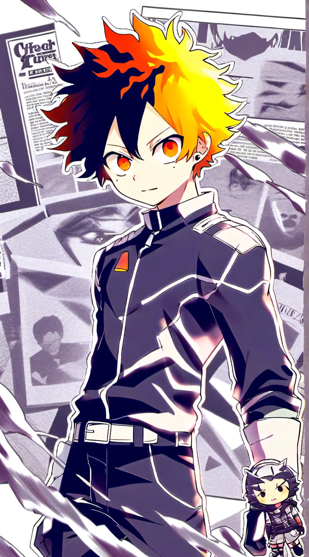 ai character: mha background