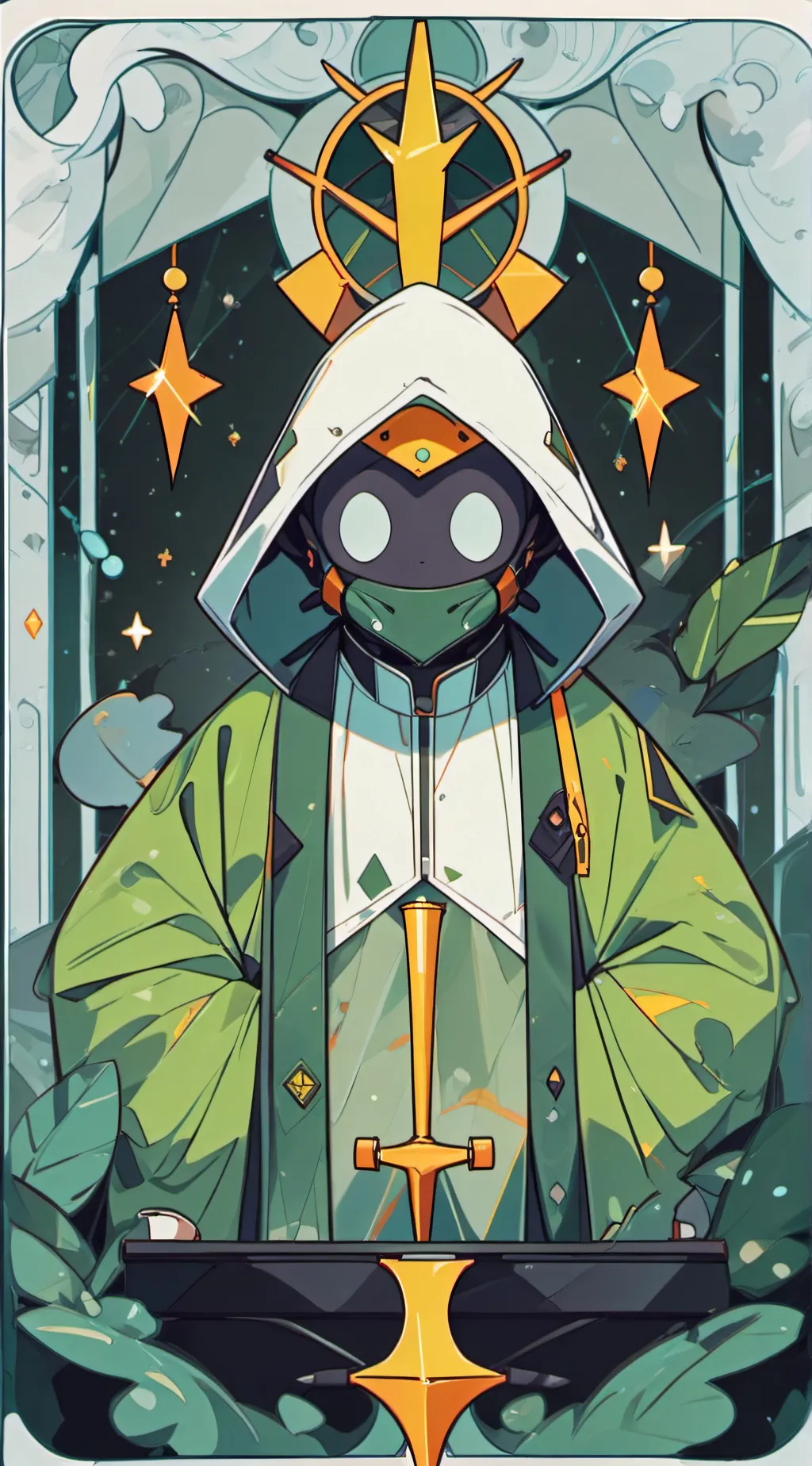 ai character: haz background