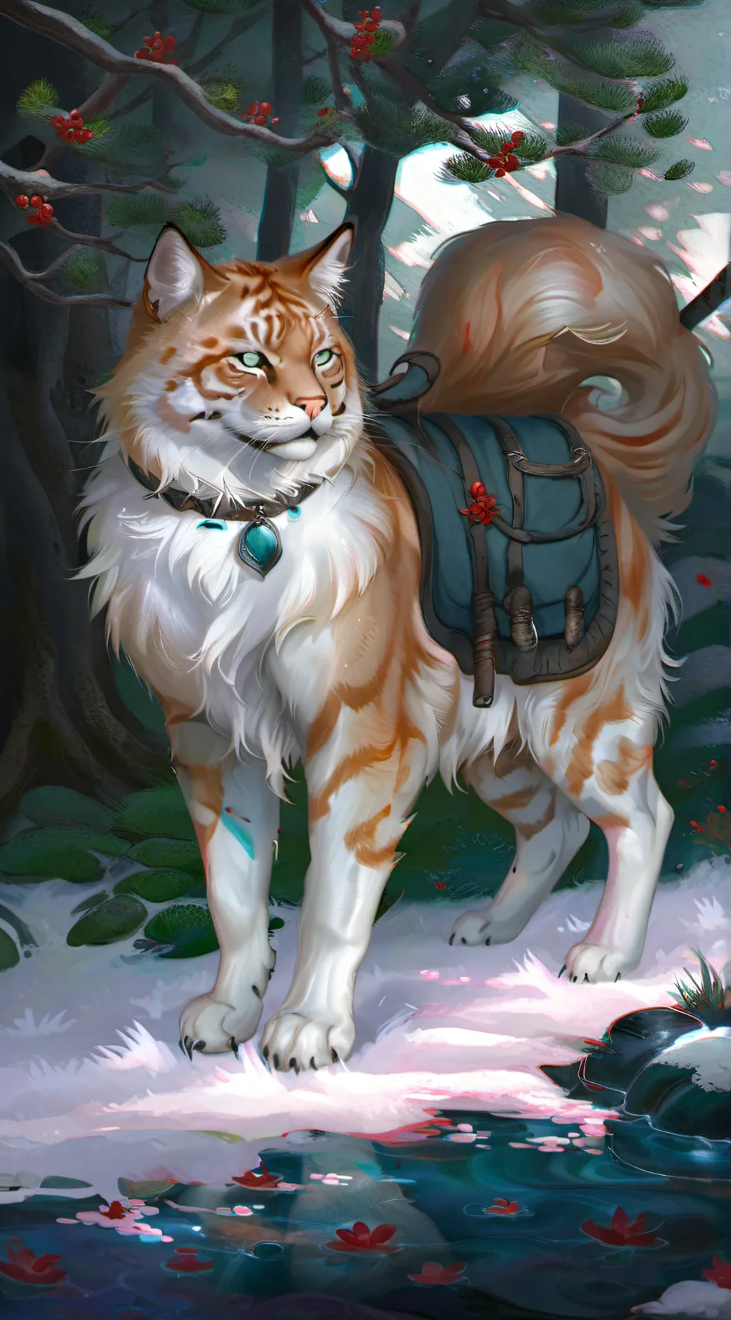 ai character: BlazeStorm(or kit) background