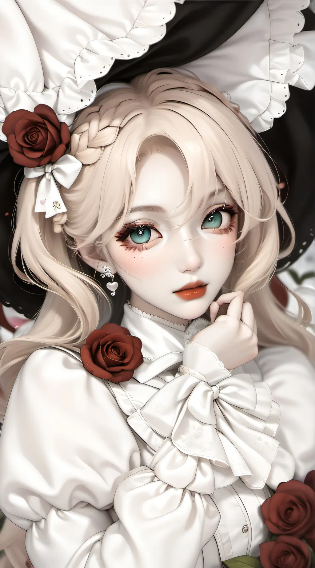 ai character: 💘~Valentines day~💘 background