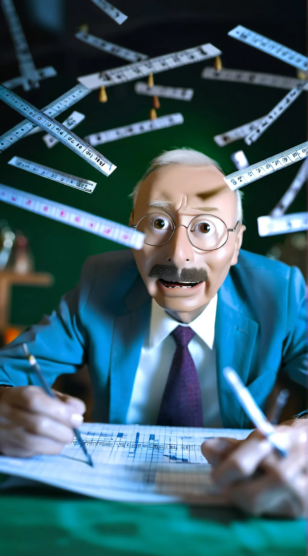 ai character: baldi background