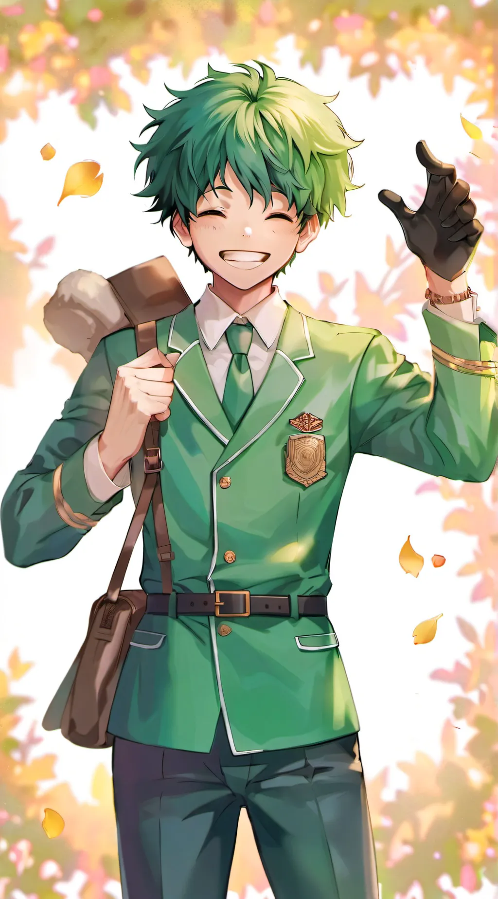 ai character: Deku  background