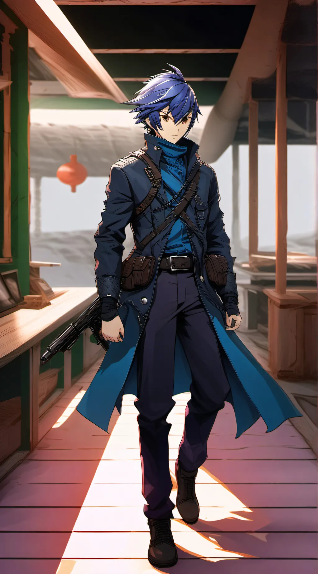 ai character: Naoto background