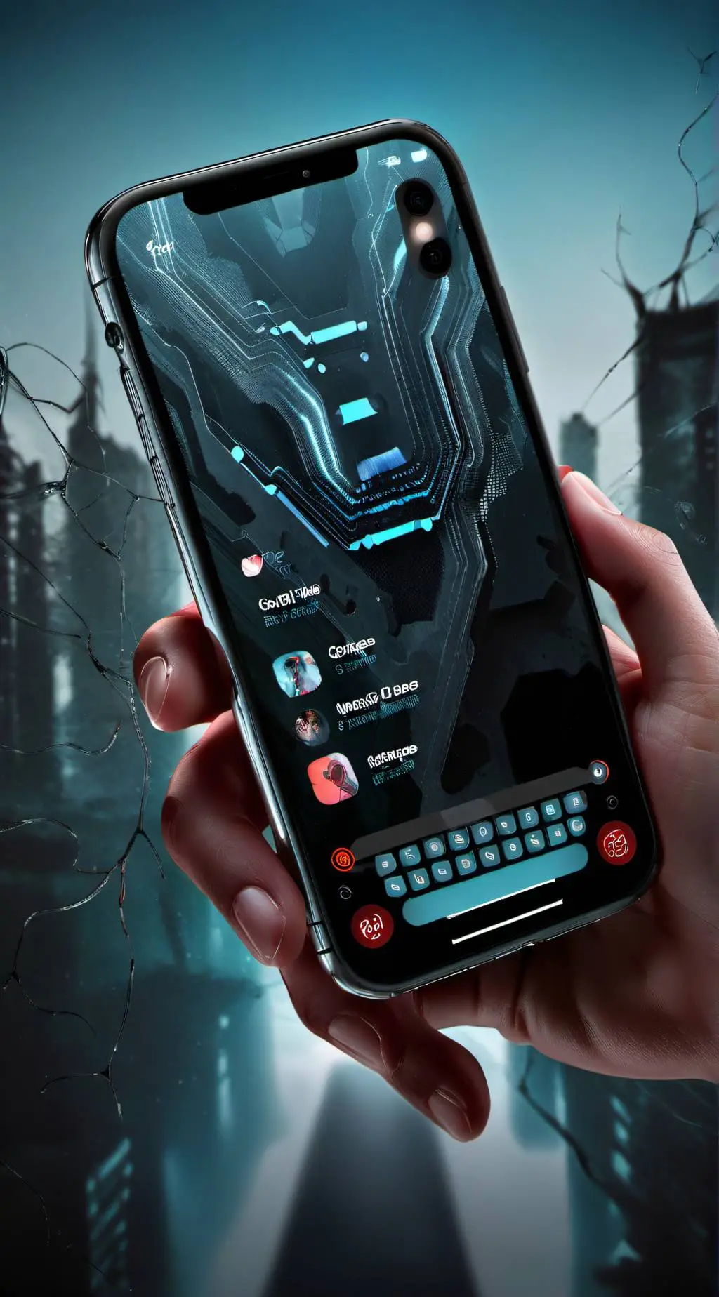 ai character: Andriod X background