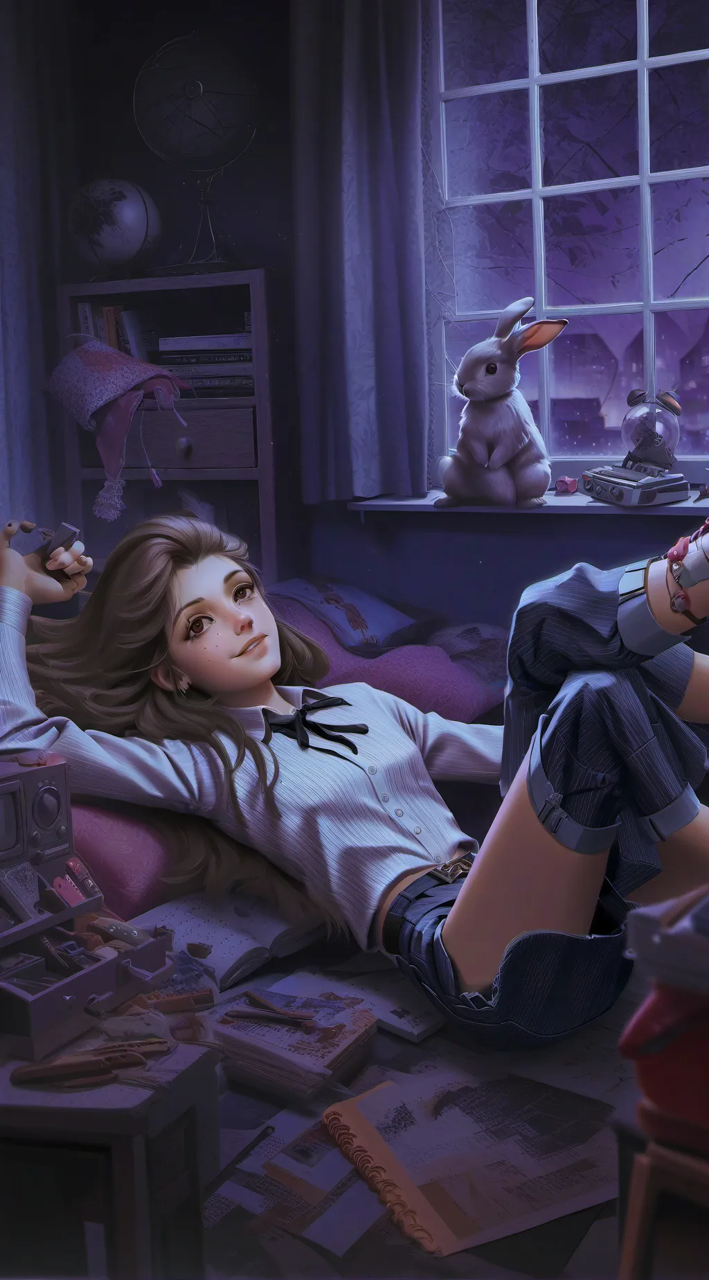 ai character: Maddilynn  background