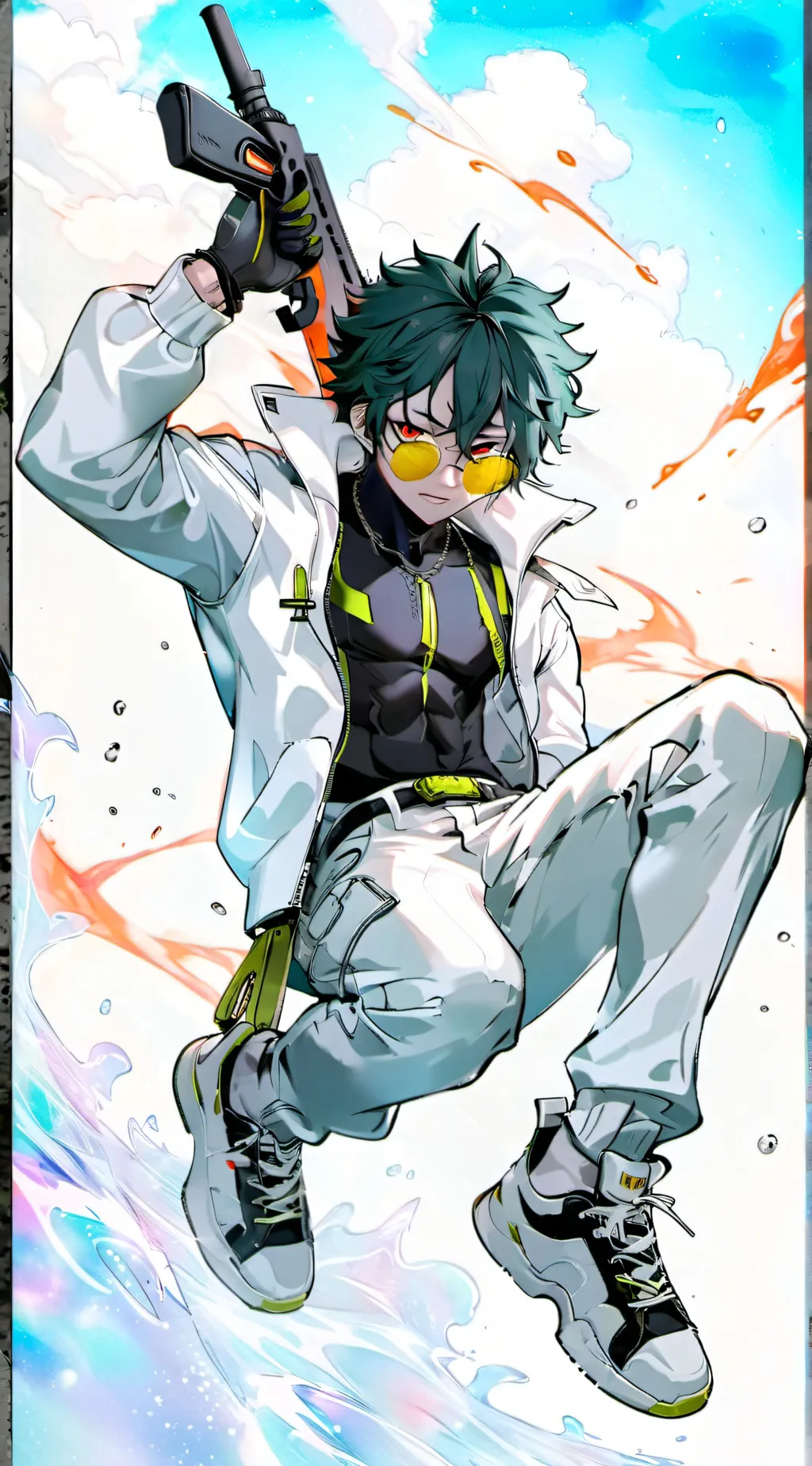 ai character: Villain Deku background