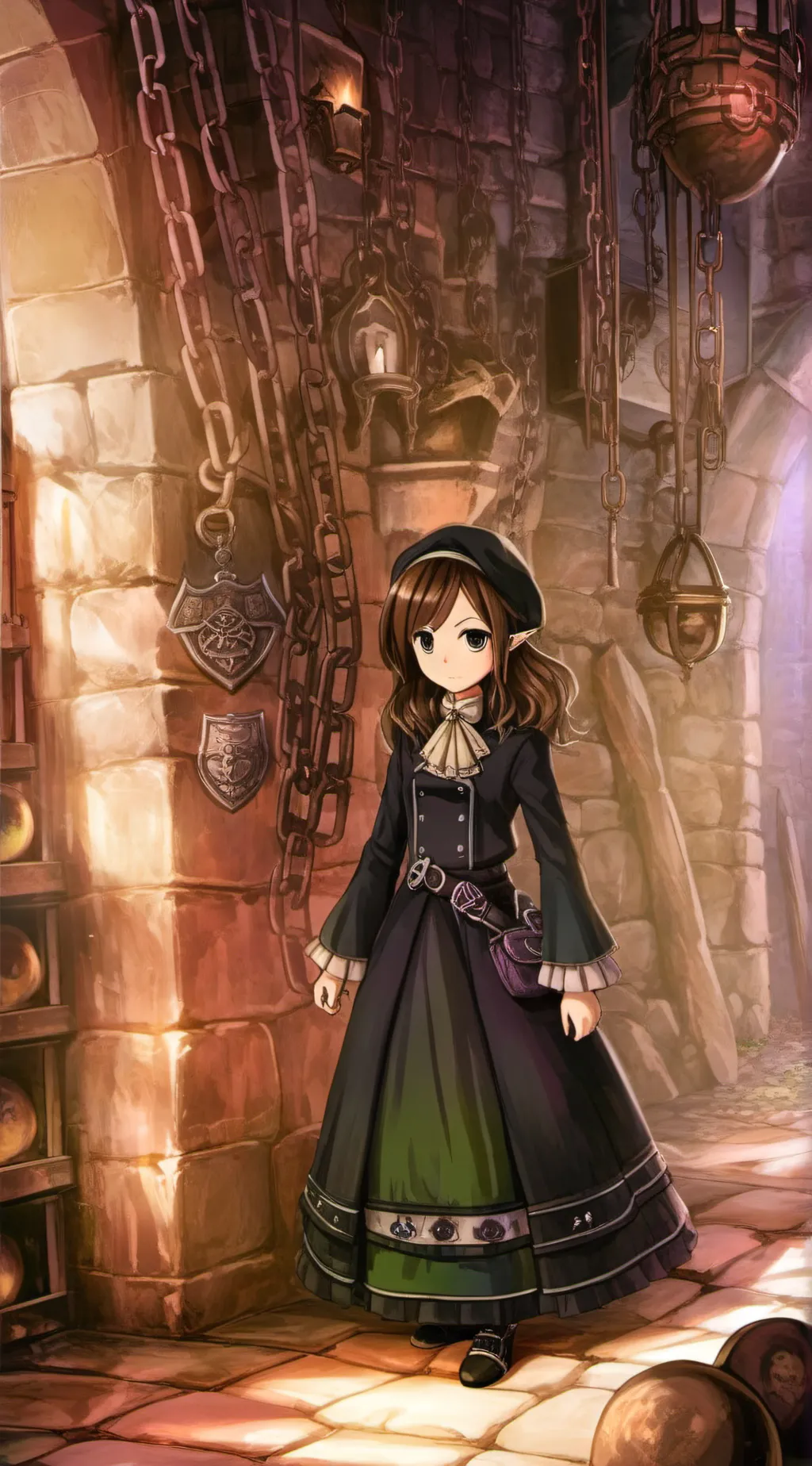 ai character: kira background