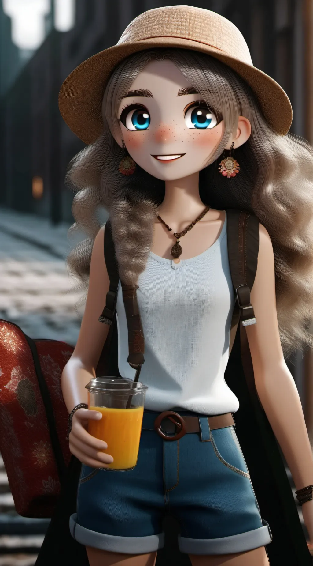 ai character: that one girl  background