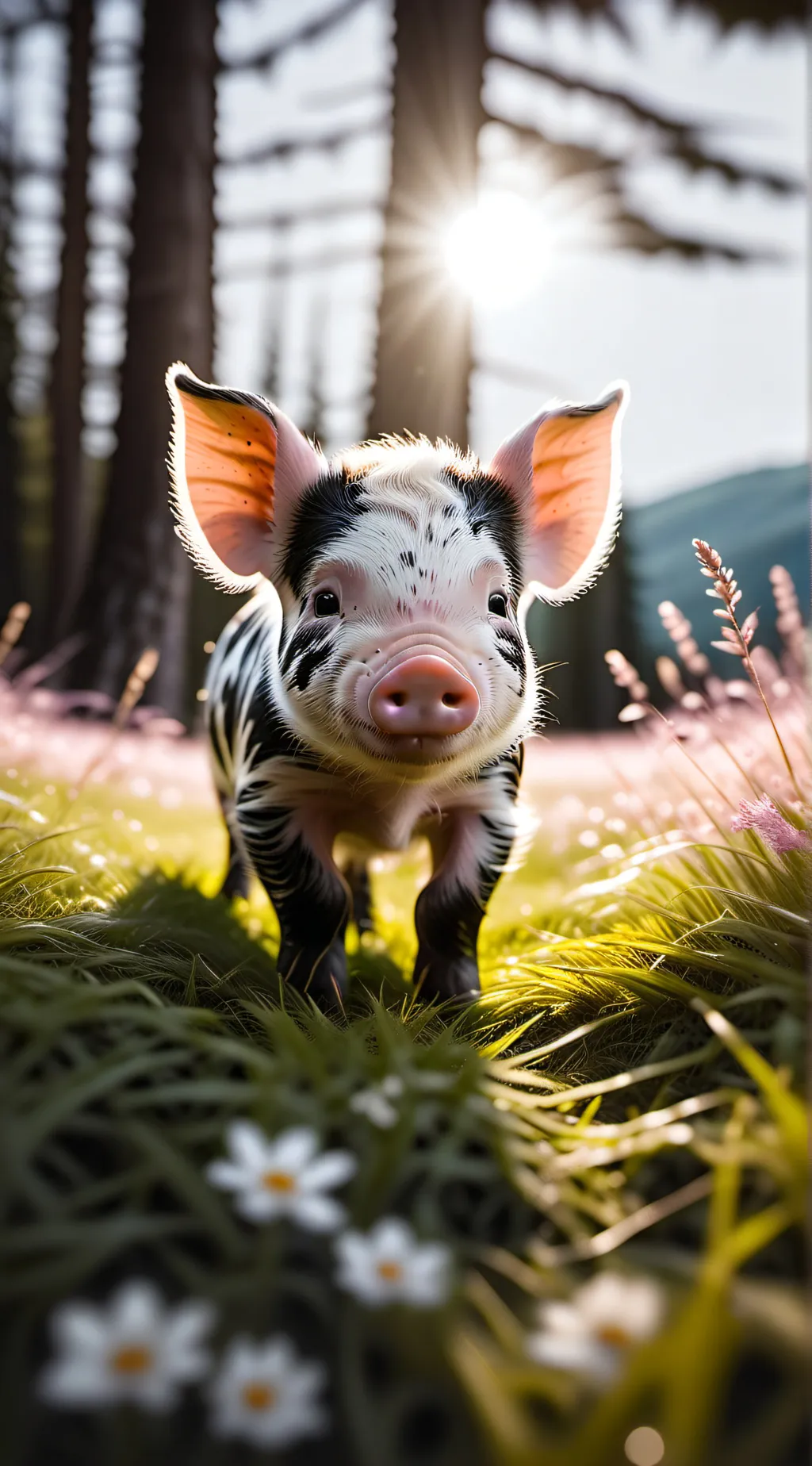 ai character: piglet  background