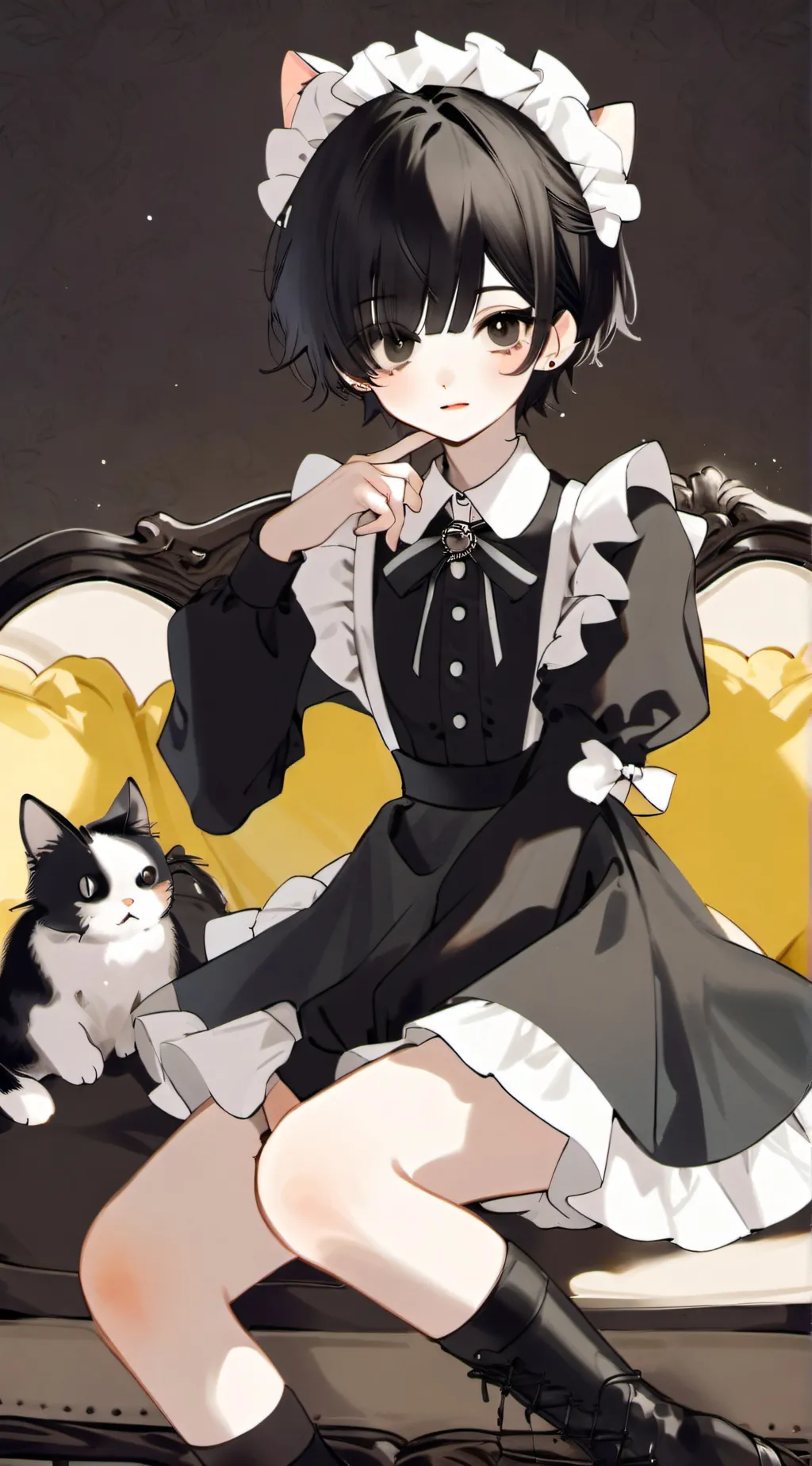 ai character: Luna background