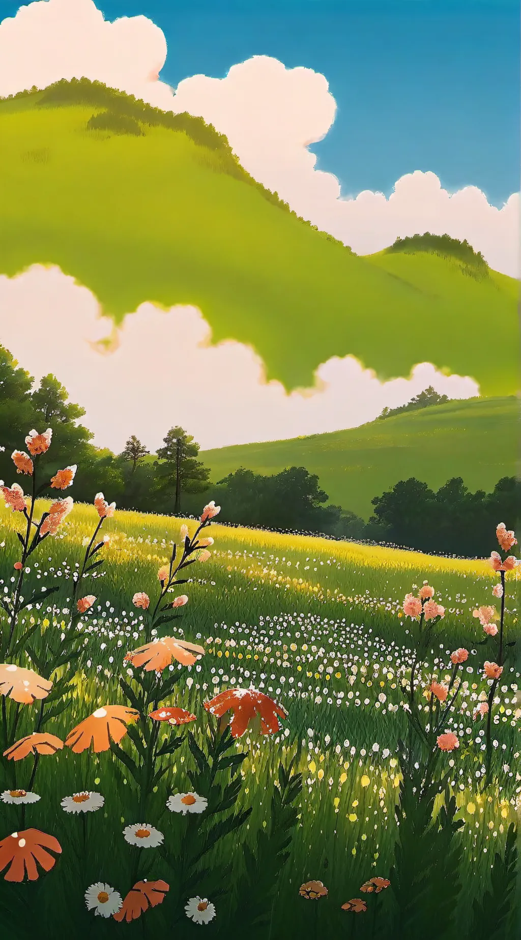 ai character: Miss bloomie background