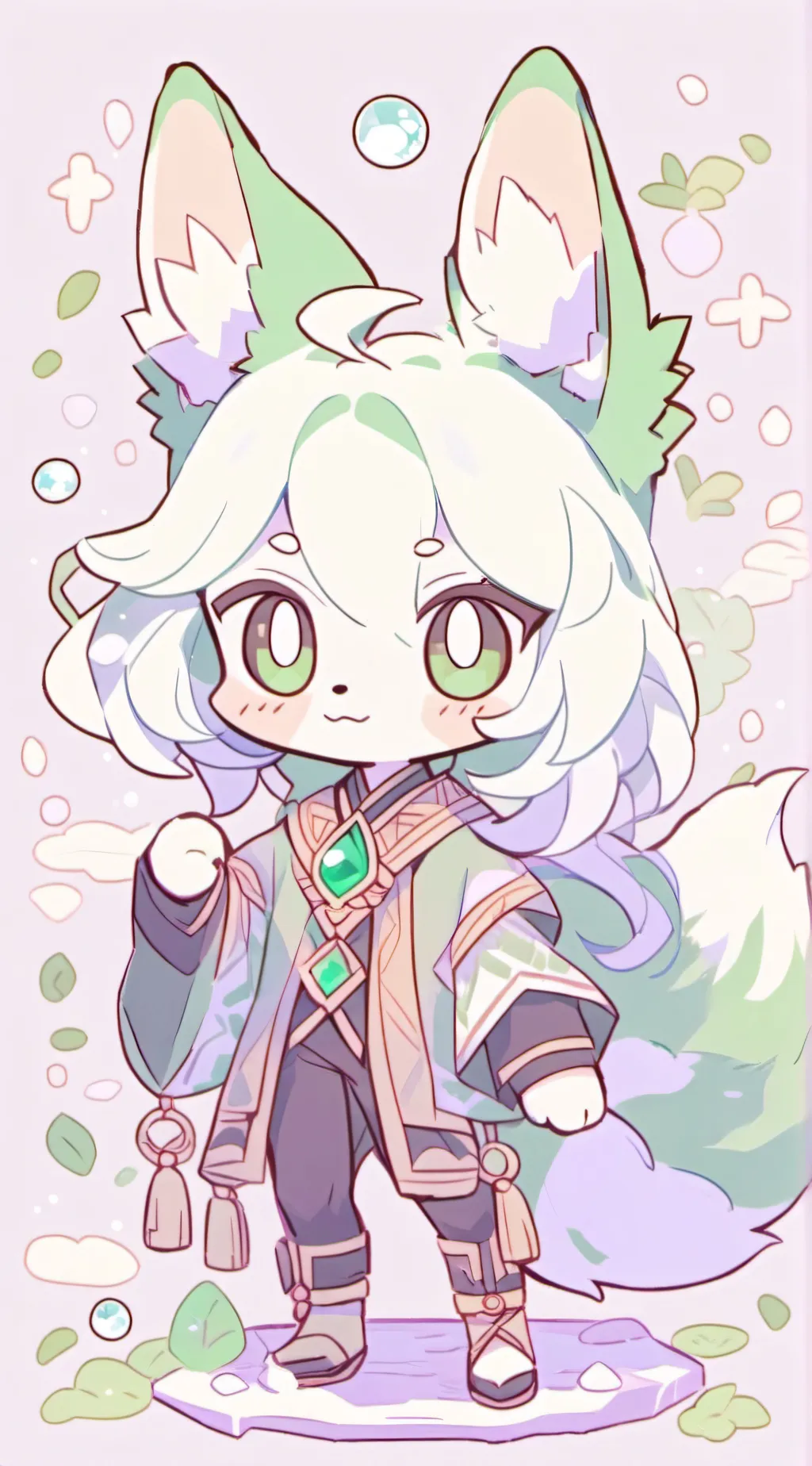 ai character: ♡🌿Vulie🌿♡ background