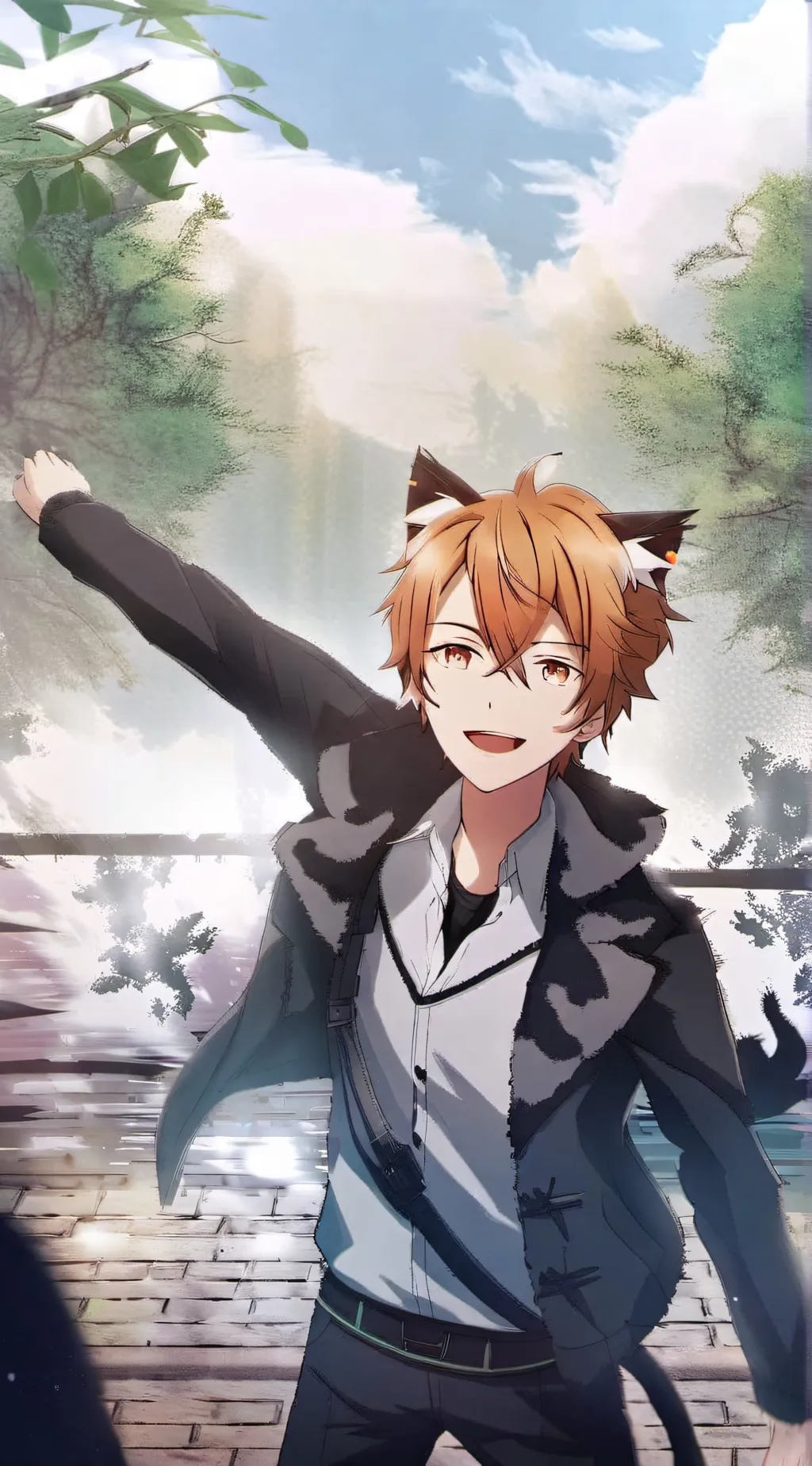 ai character: Akito Shinonome background