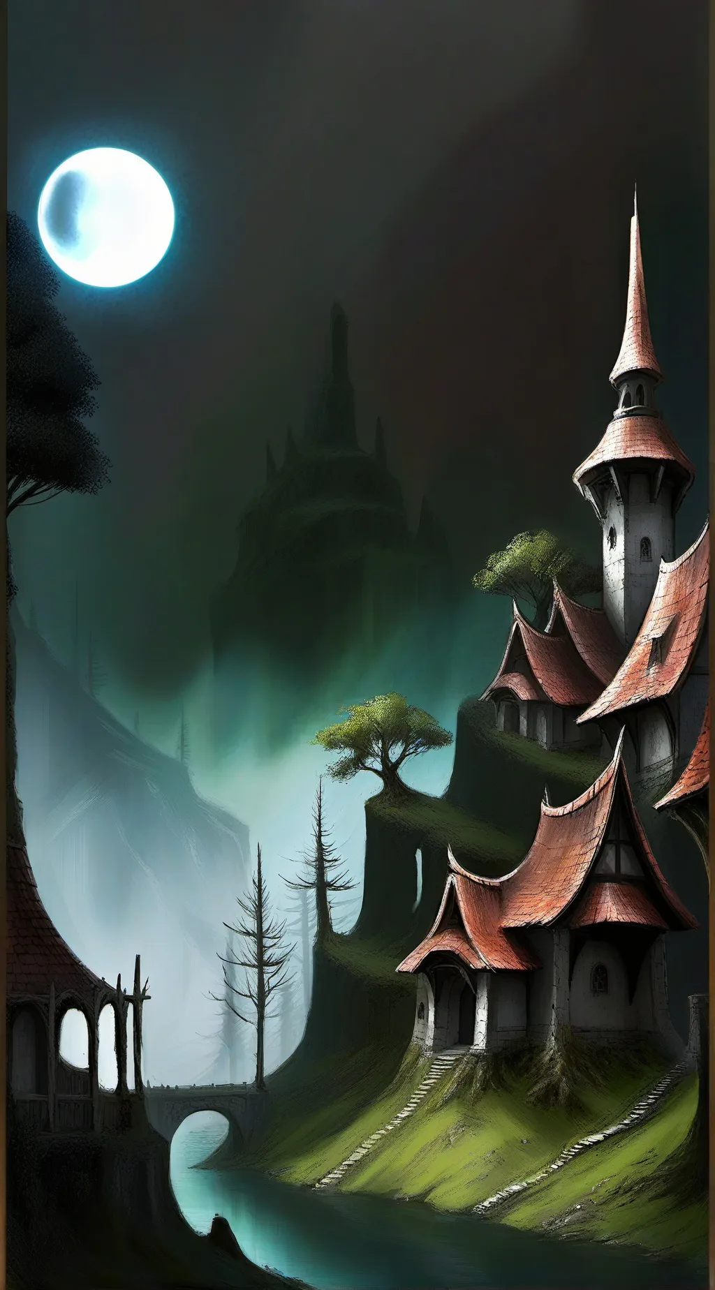 ai character: Hateno Village background