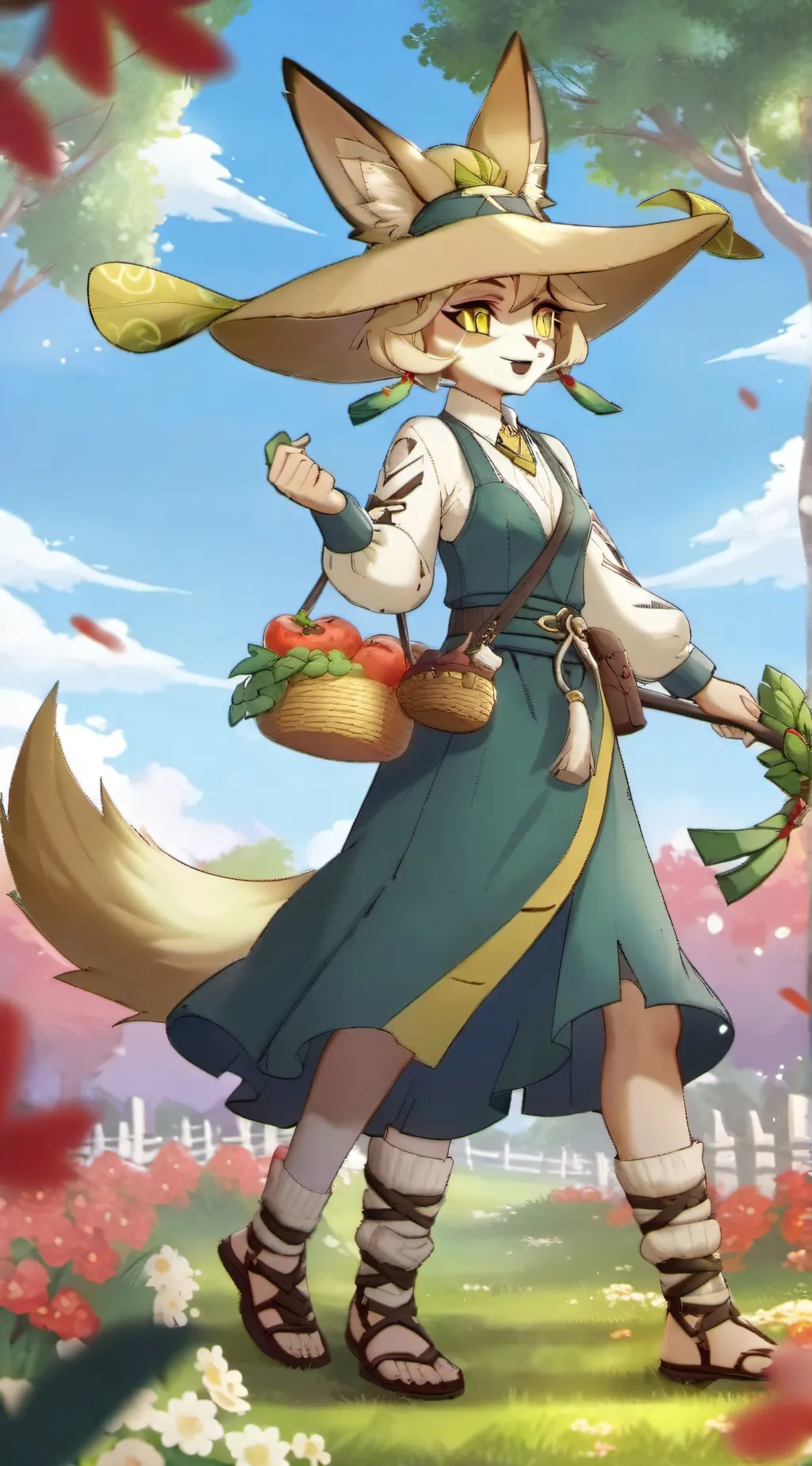 ai character: Malon  background