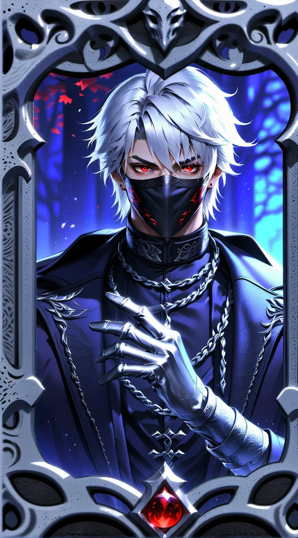 ai character: henzo  background