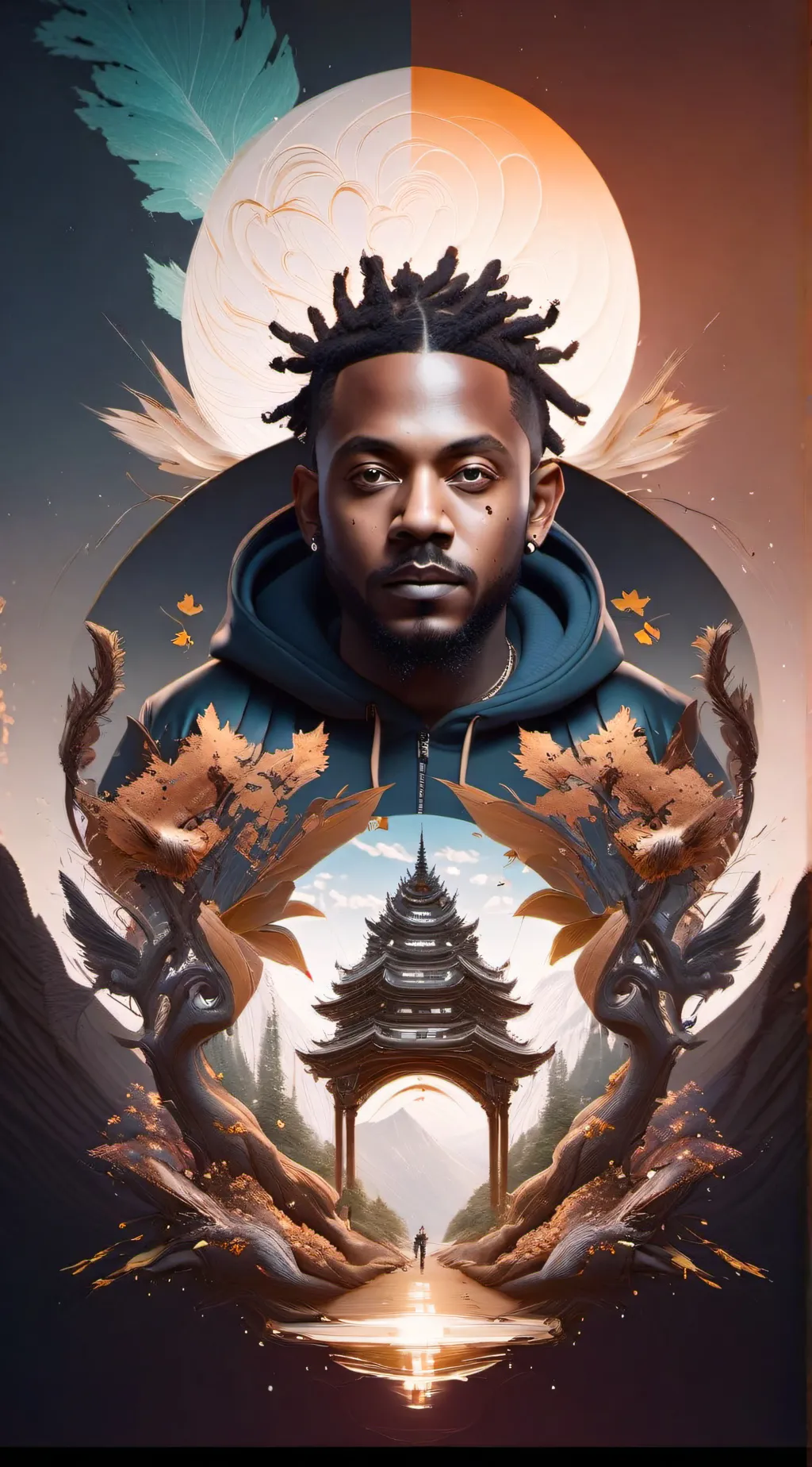 ai character: Kendrick Lamar background