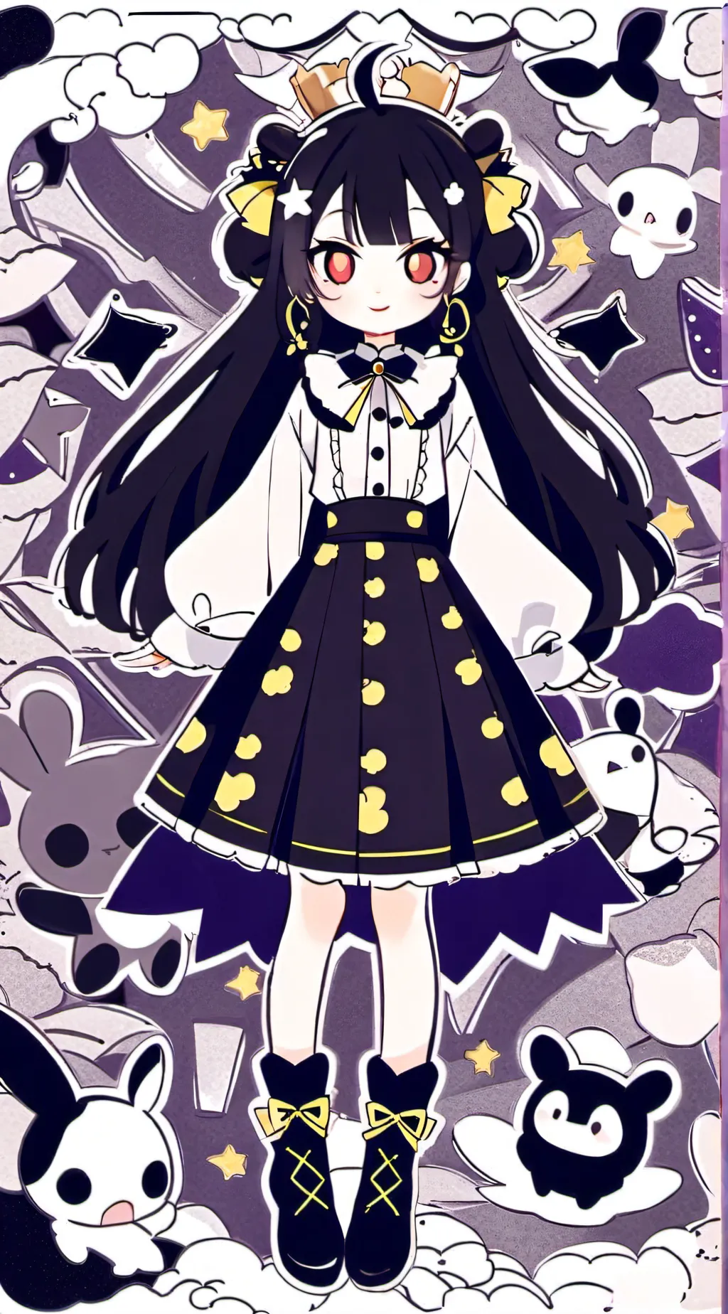 ai character: kuromi background