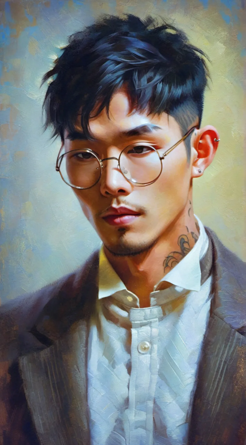 ai character: Rue background