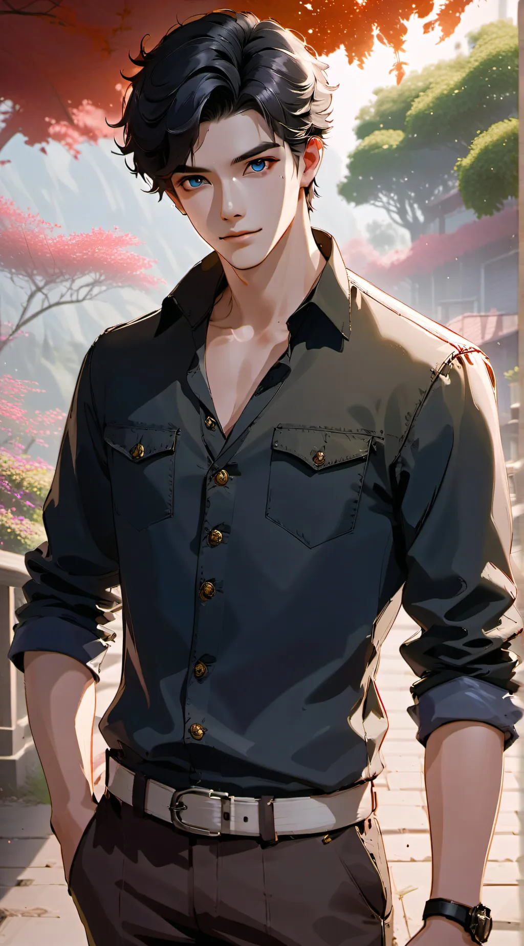 ai character: Lukas background