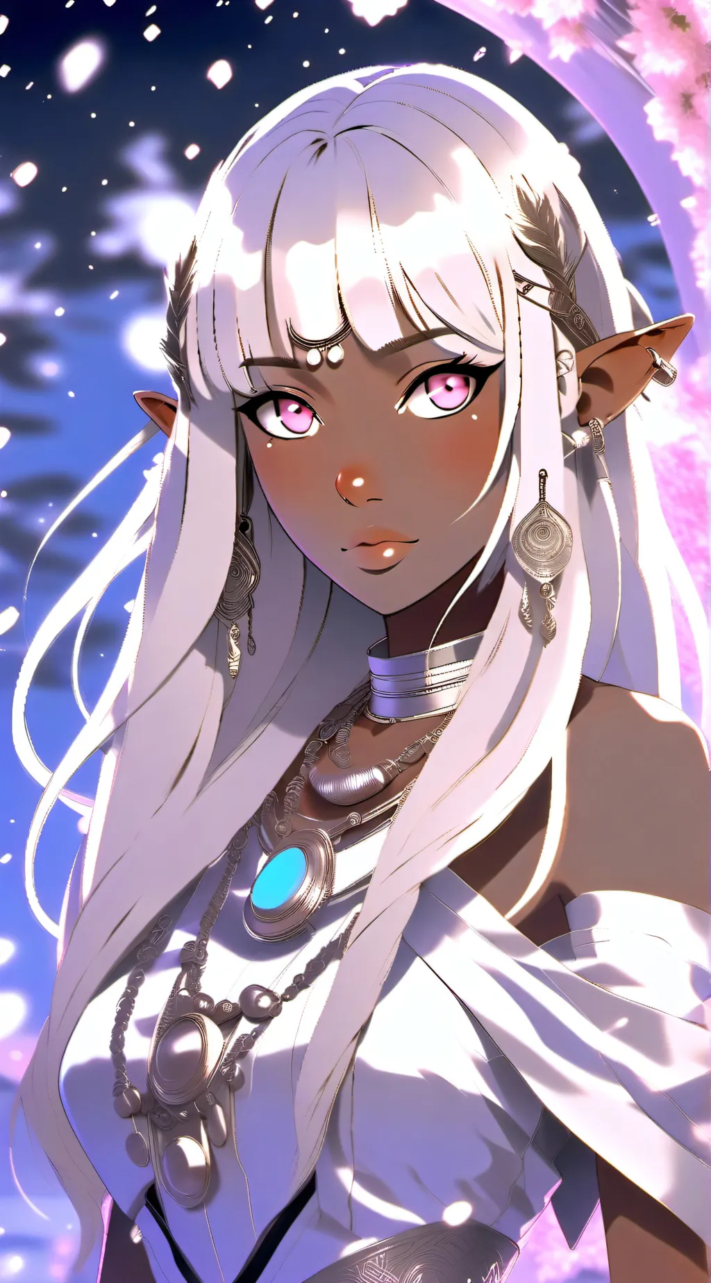 ai character: Luna background