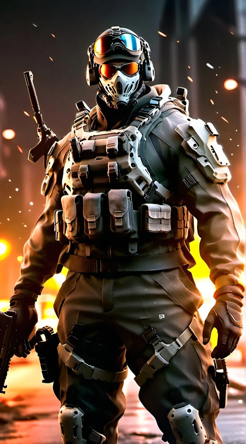 ai character: Simon Ghost Rily background