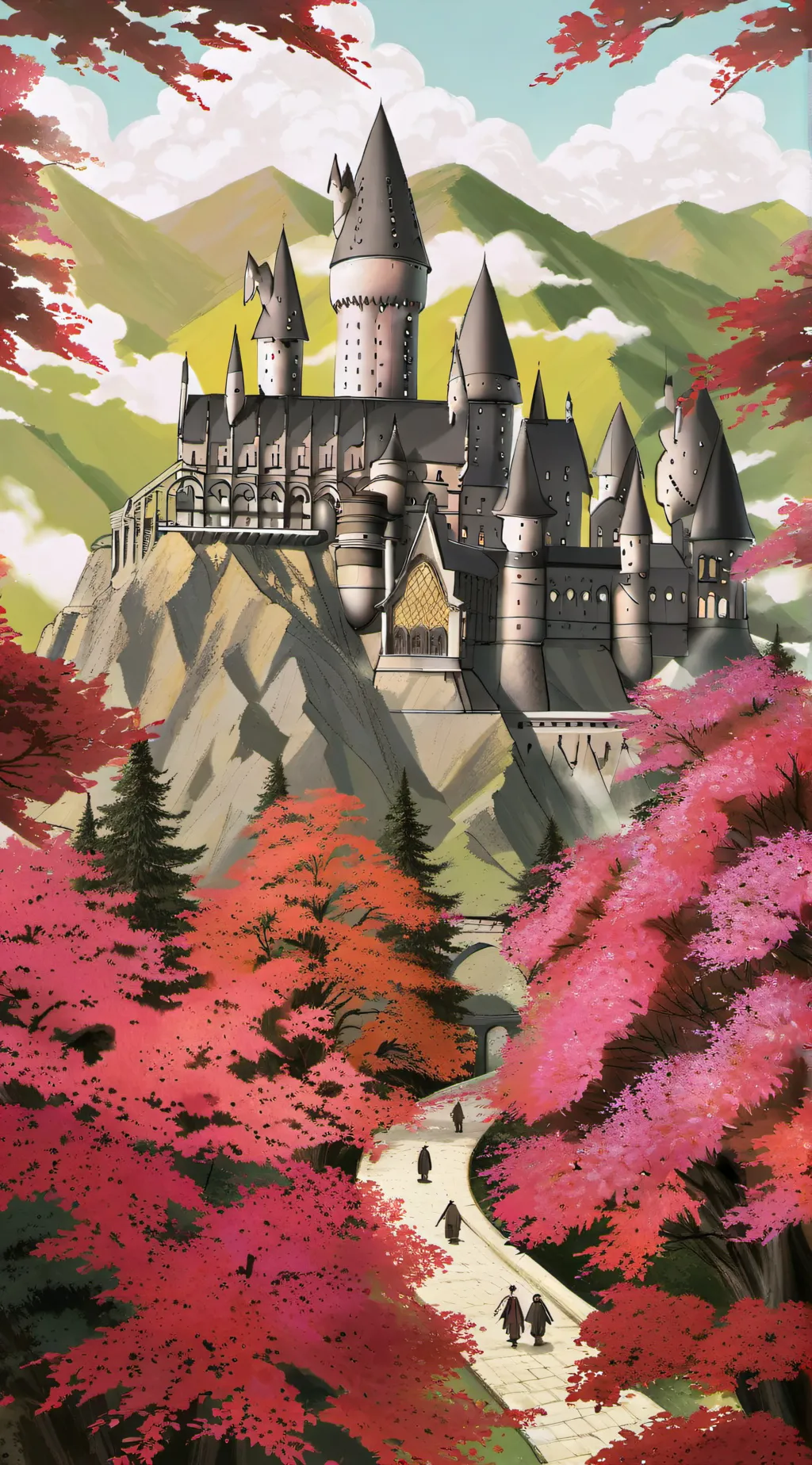 ai character: hogwarts background