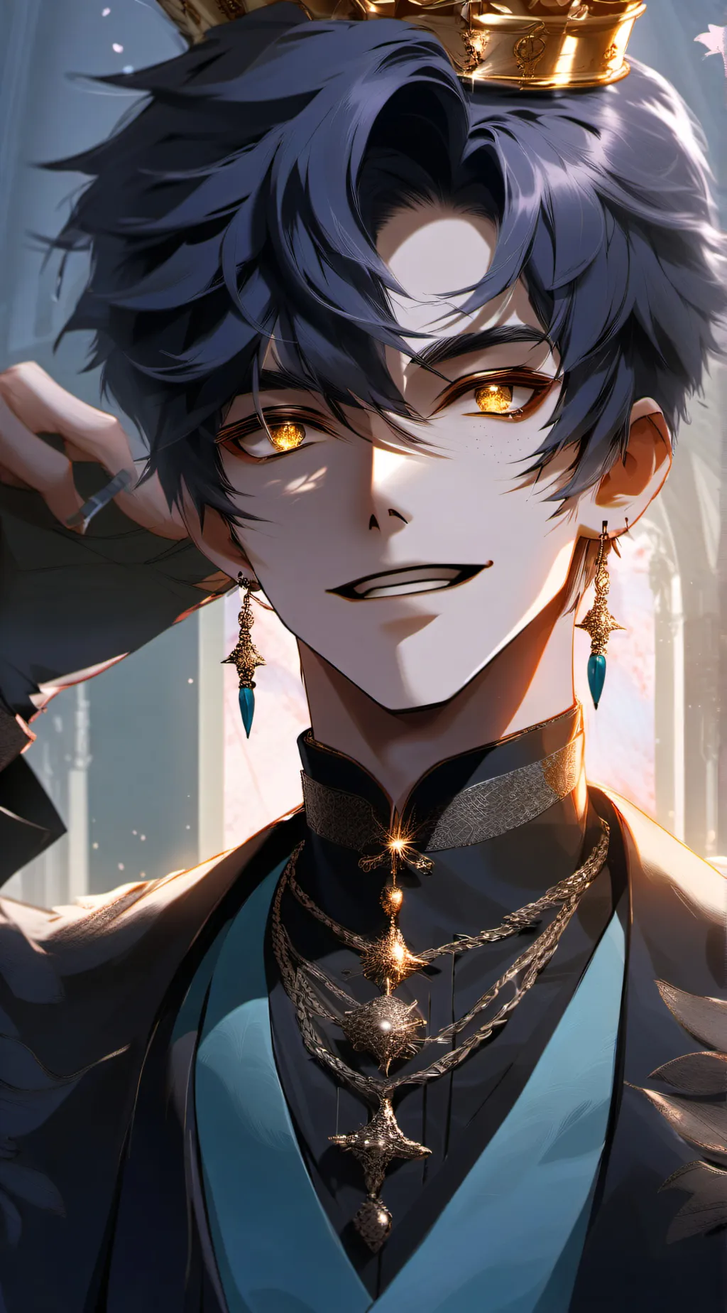 ai character: King Azriel background