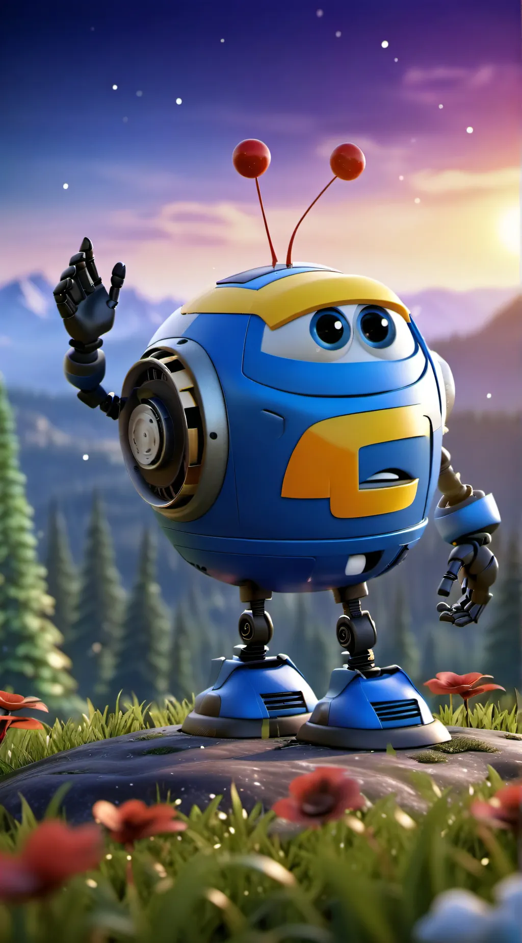 ai character: Number lore-49 background