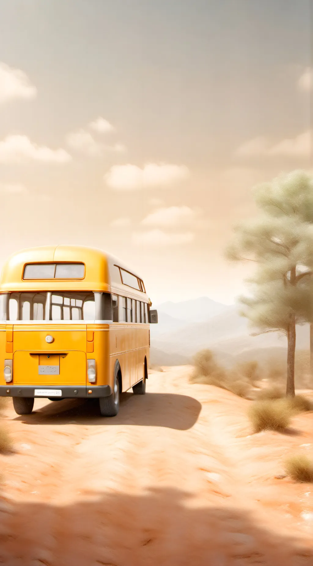 ai character: HH road trip background