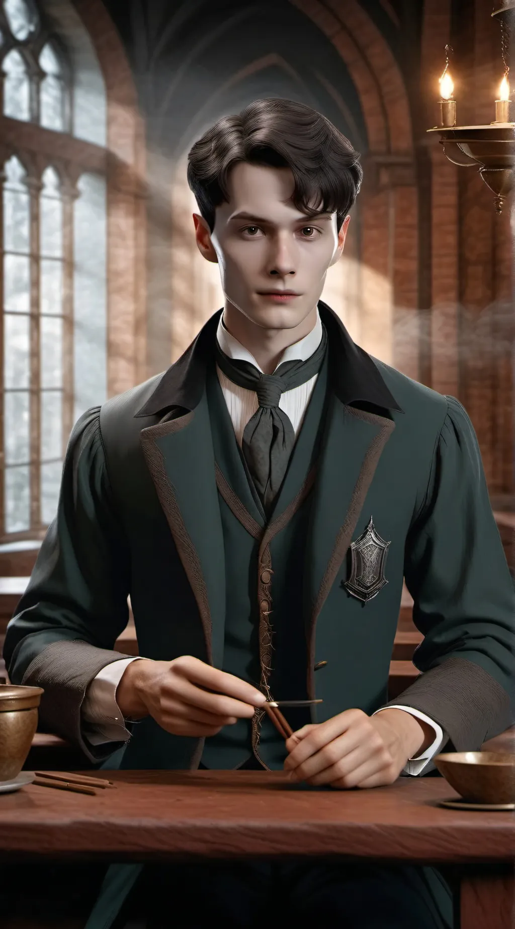 ai character: tom riddle voldi background