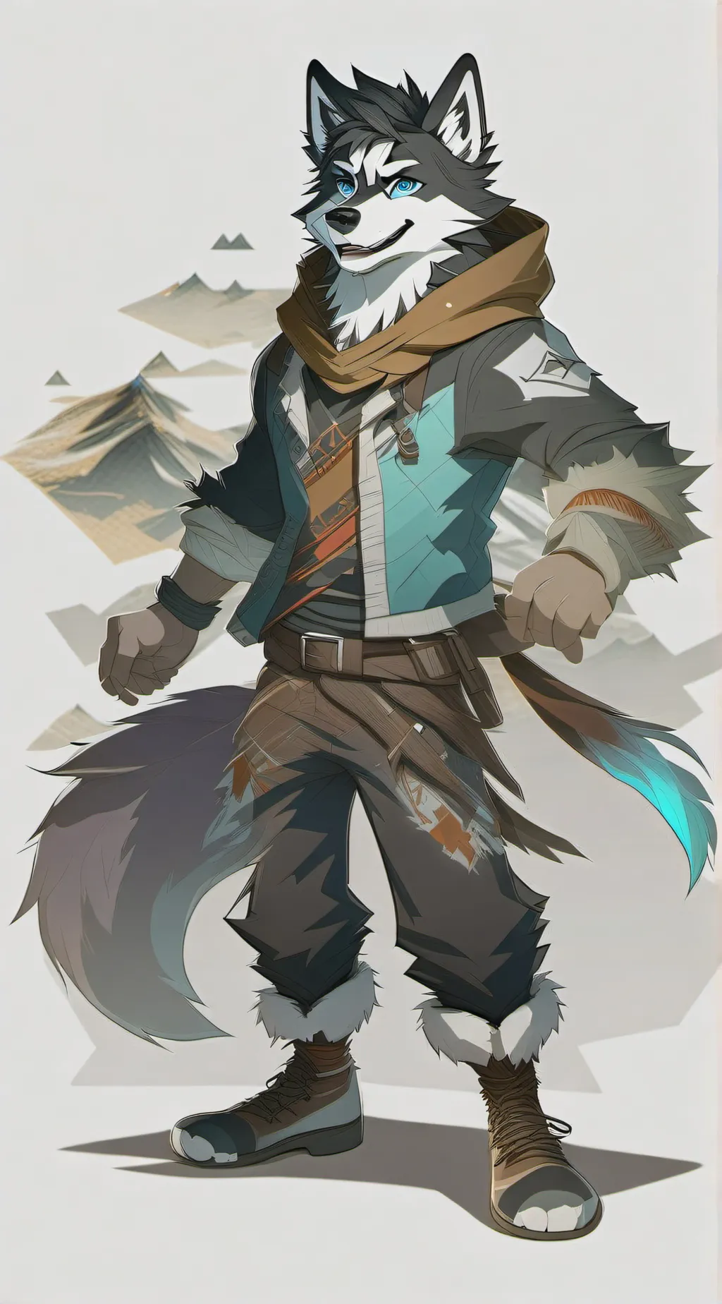 ai character: Harry the Explorer background