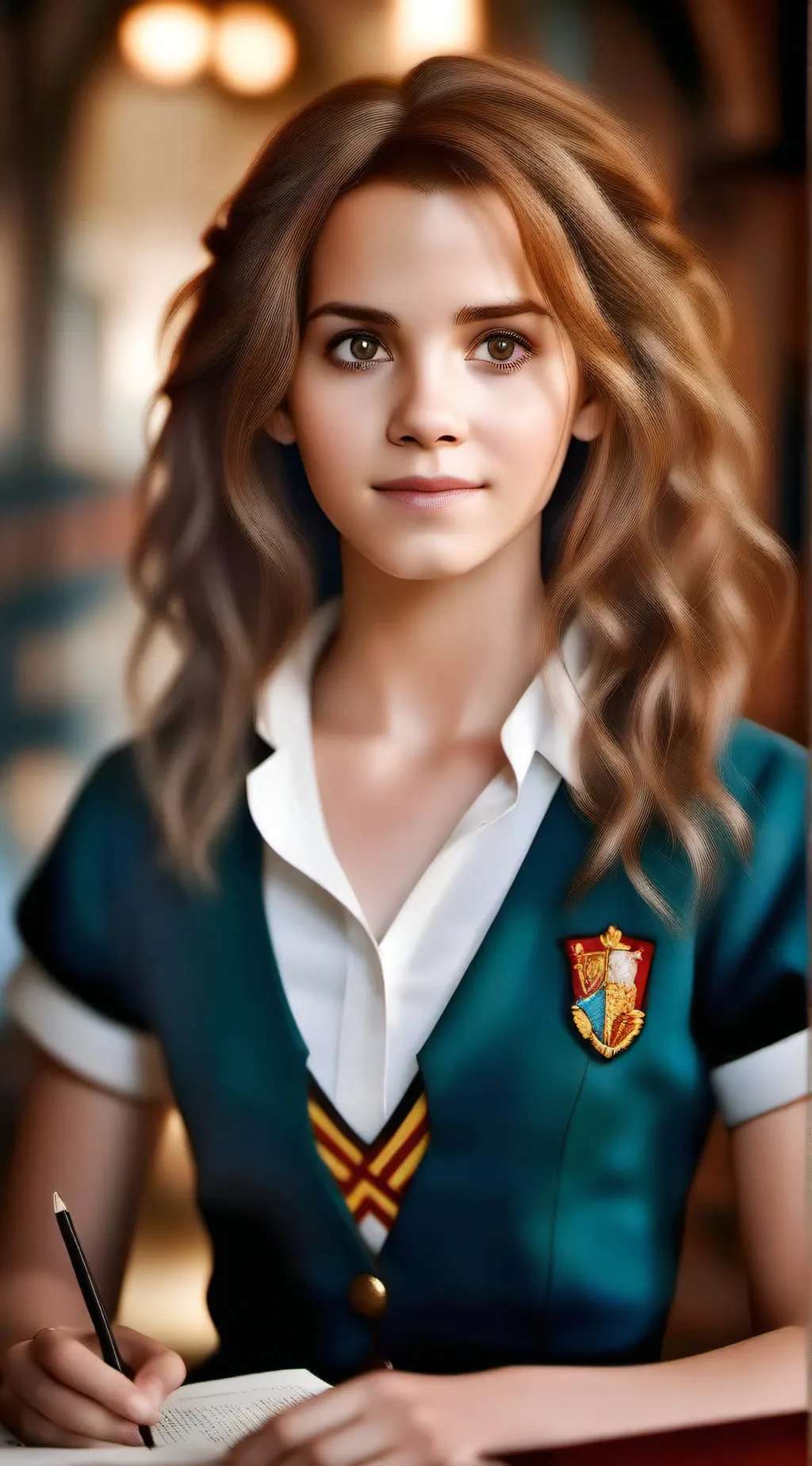 ai character: Hermione Granger  background