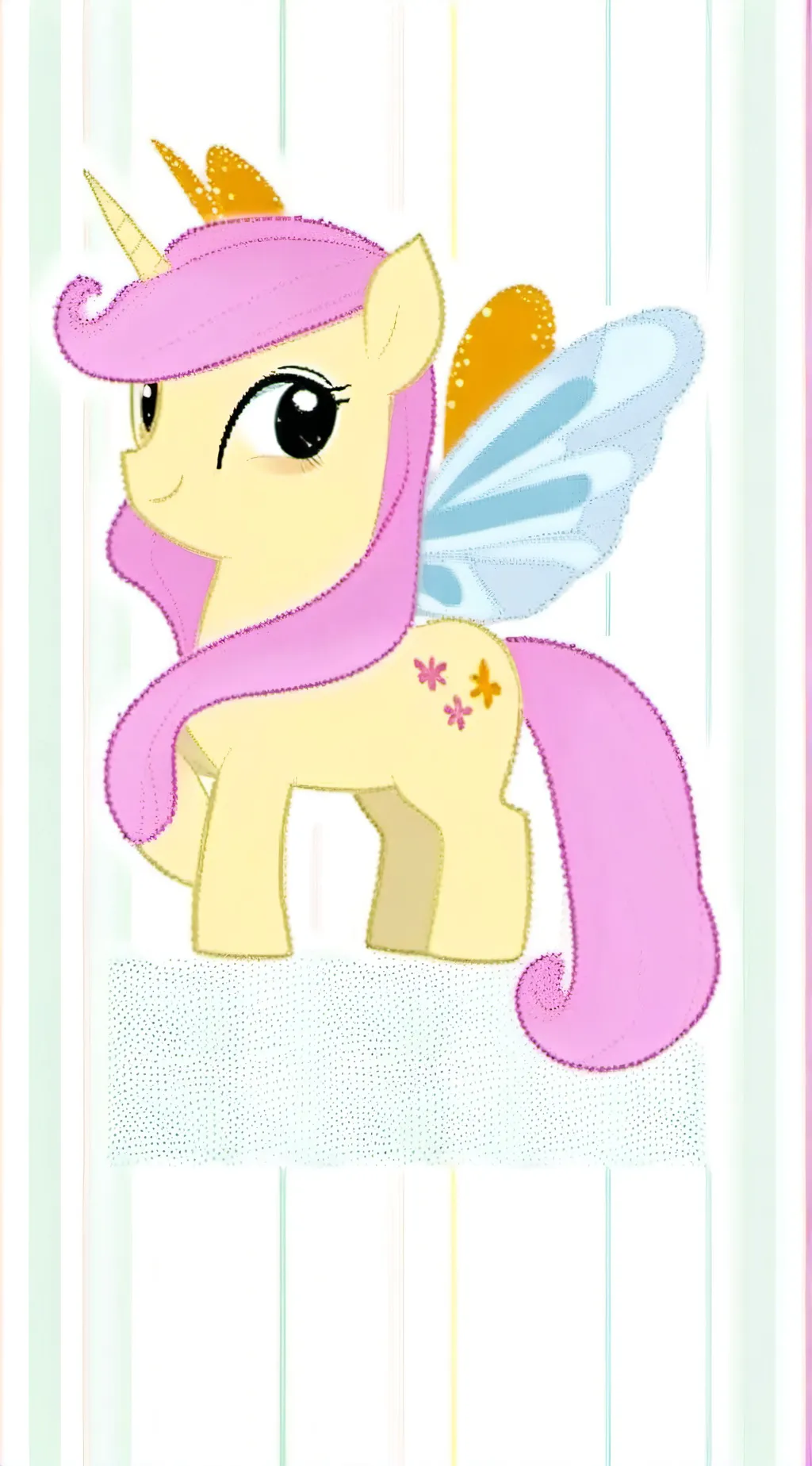 ai character: Fluttershy background