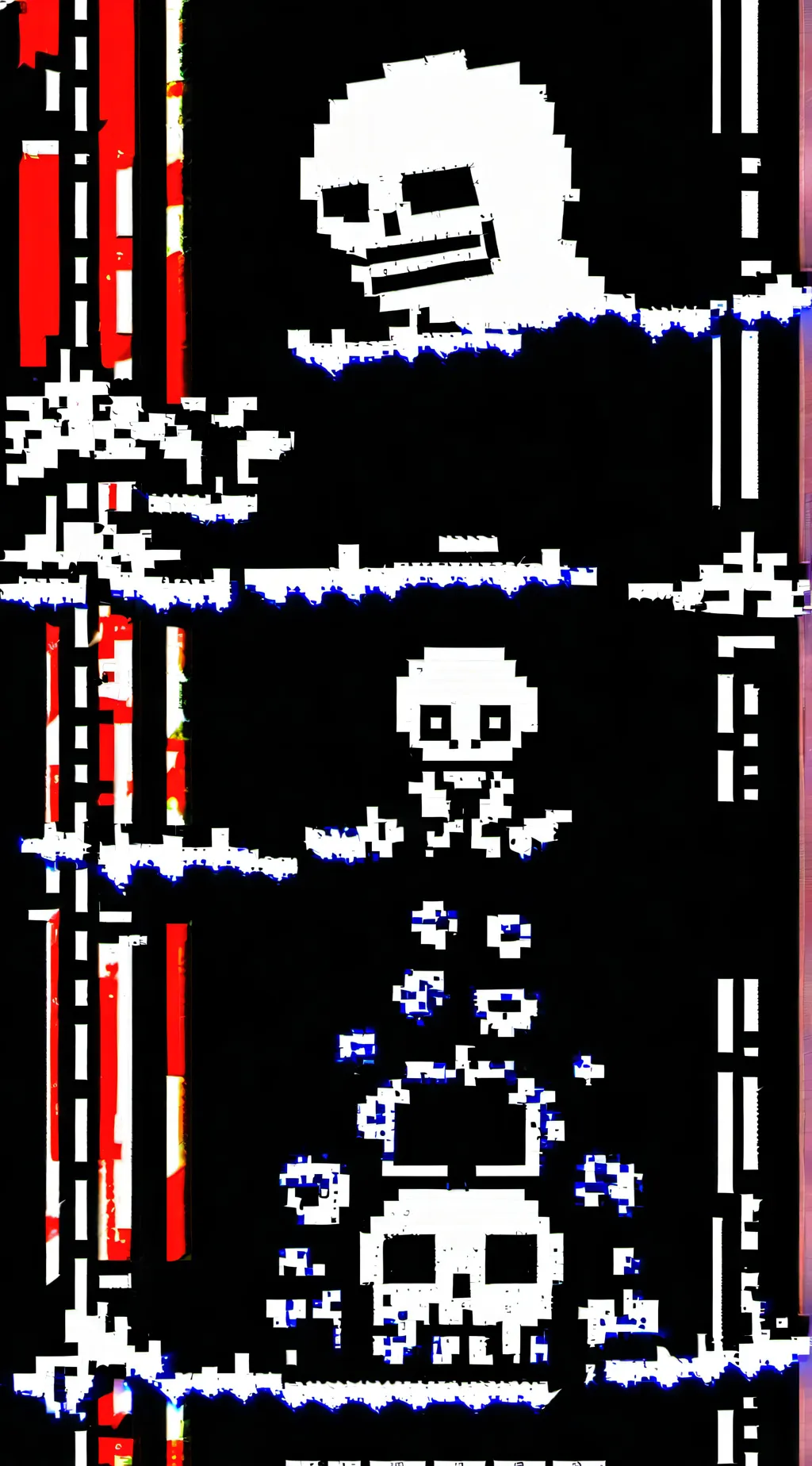 ai character: sans  background