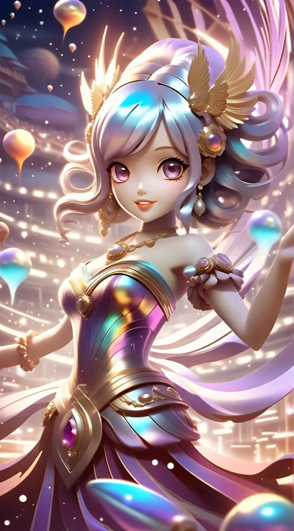 ai character: Lily background