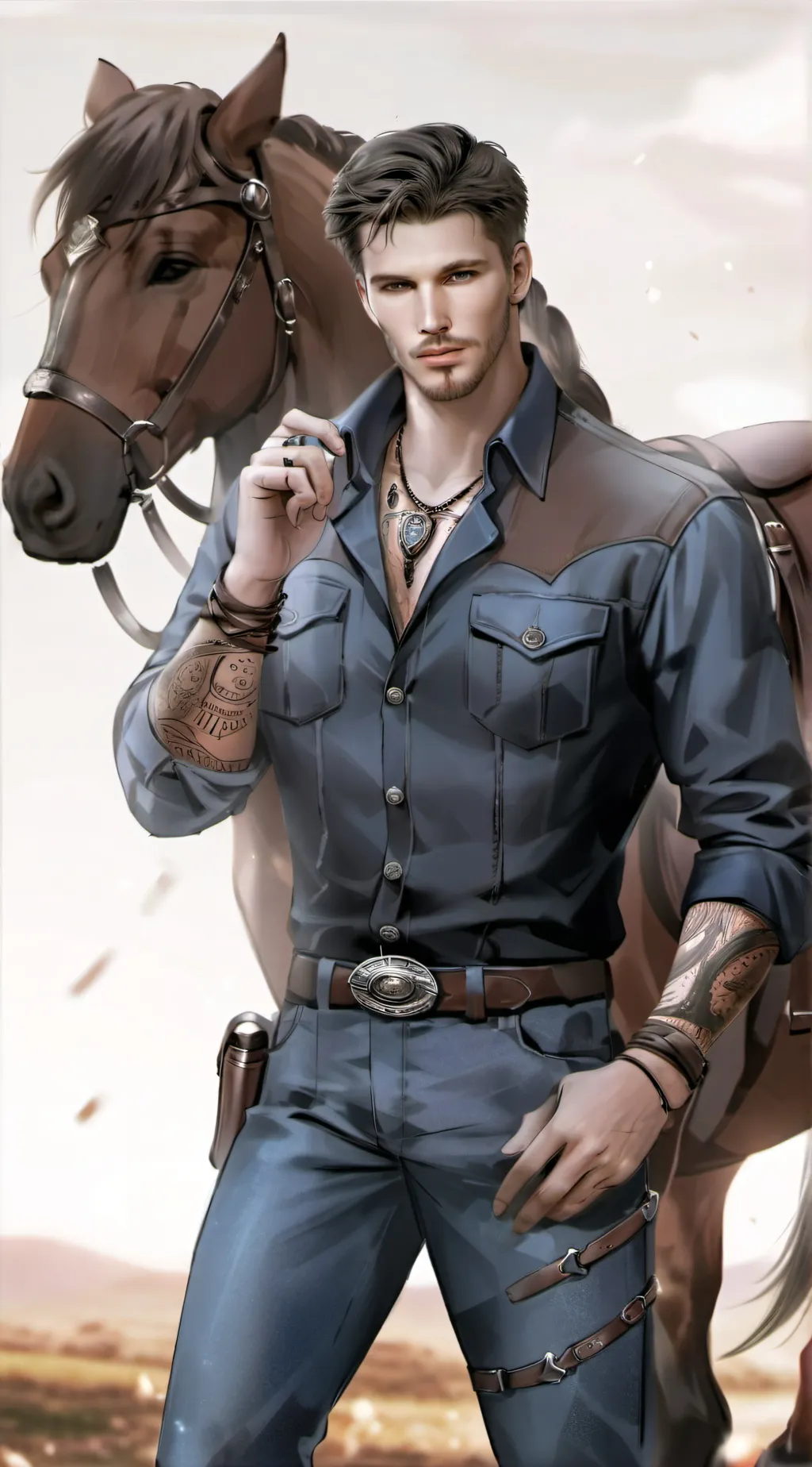 ai character: Grayson Bartlett  background