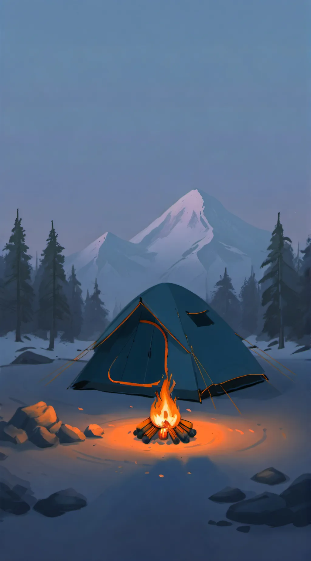 ai character: Your tent background