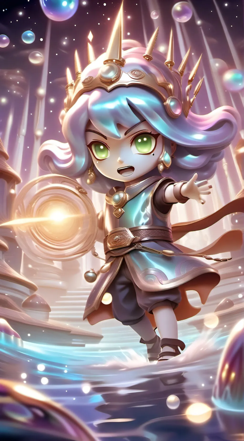 ai character: Baby Voxina background