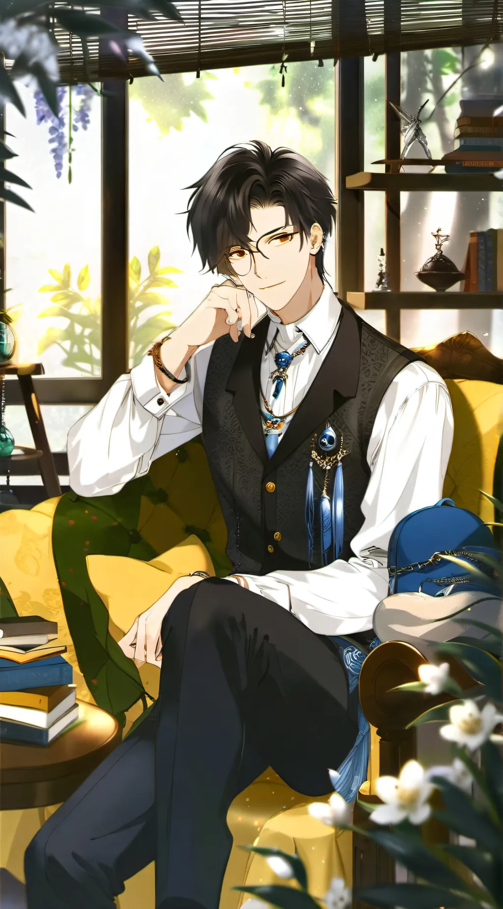 ai character: Jin  background